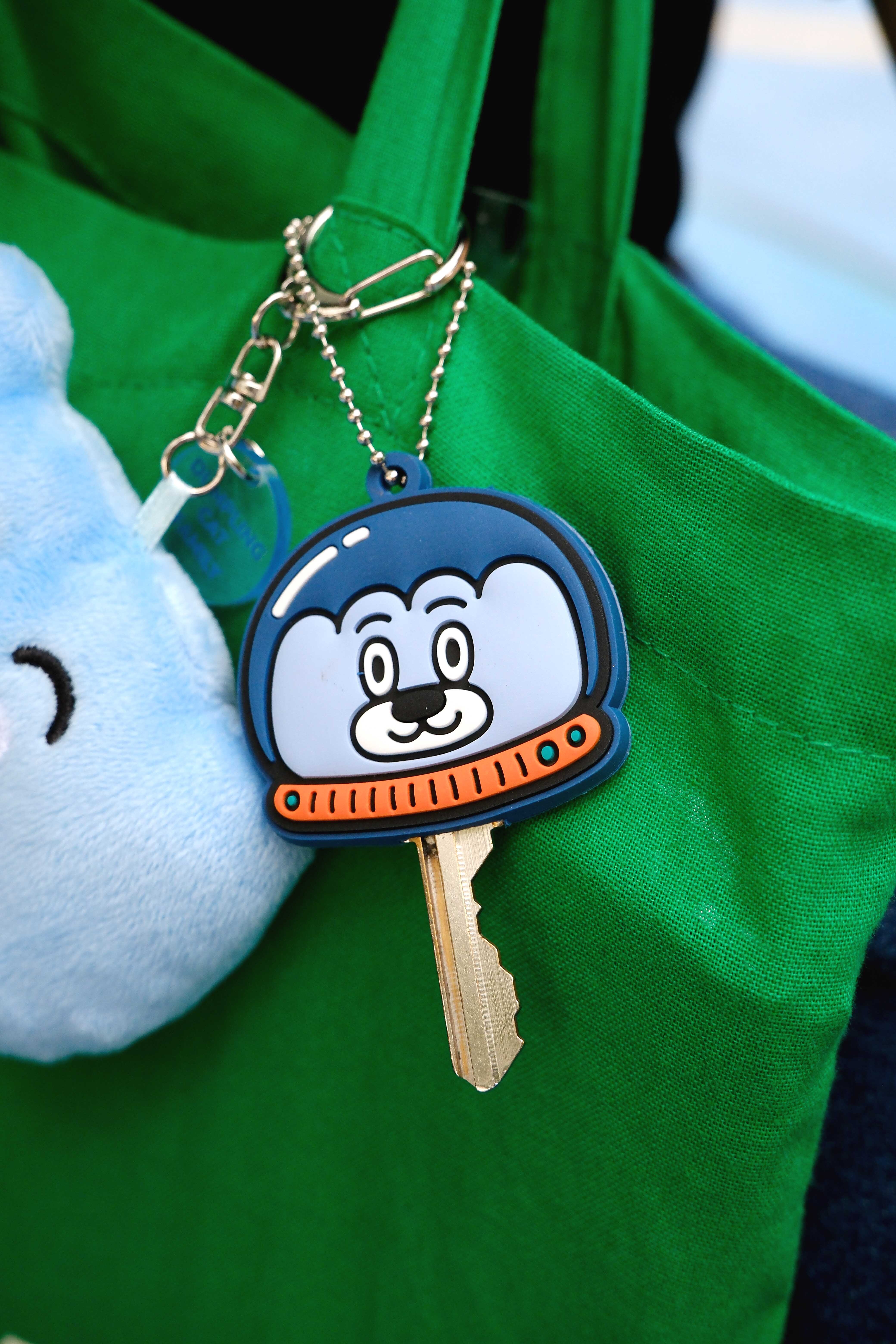 太空餃貓鑰匙套