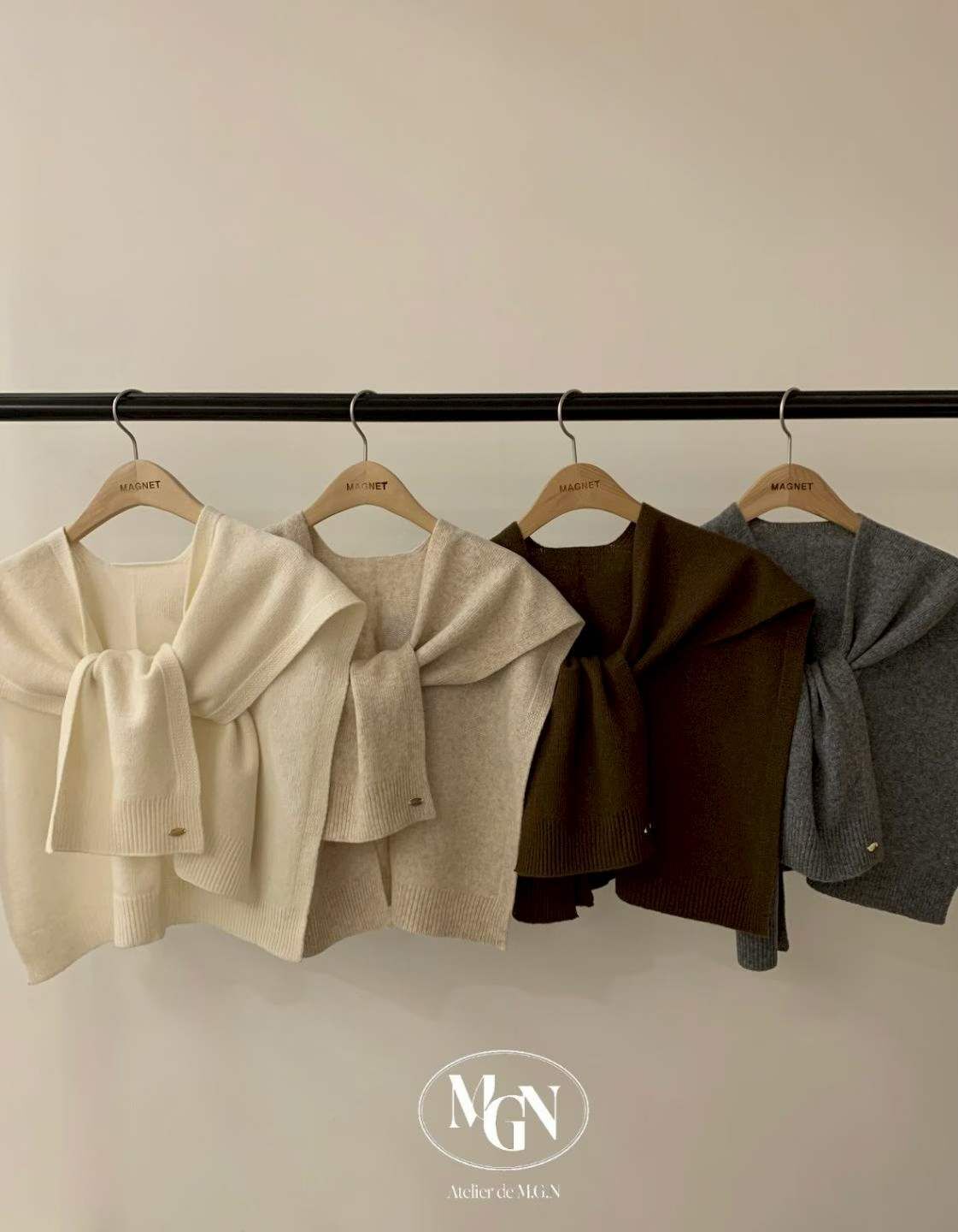 MN5404 純羊毛小披肩 *特價* (優惠碼同充值購物金不適用)