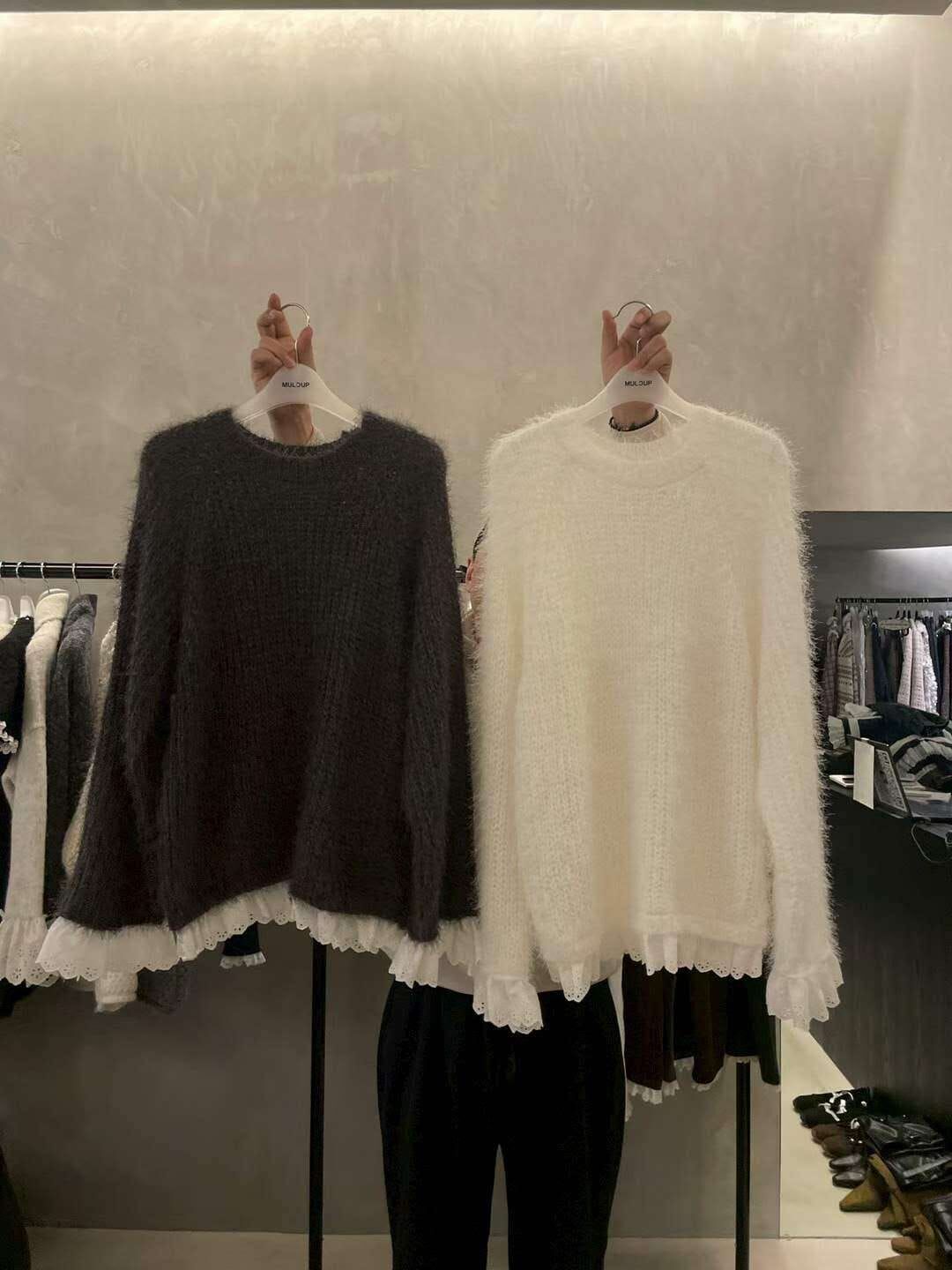 MP5421 軟糯毛毛針織鉤花上衣 *特價* (優惠碼同充值購物金不適用)