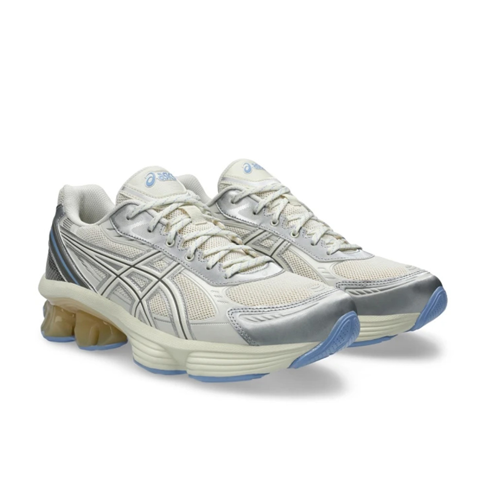 Asics Gel-Kinetic Fluent Cream 米白銀 復古 跑鞋 回彈 休閒鞋 運動鞋 男鞋 1203A591-103