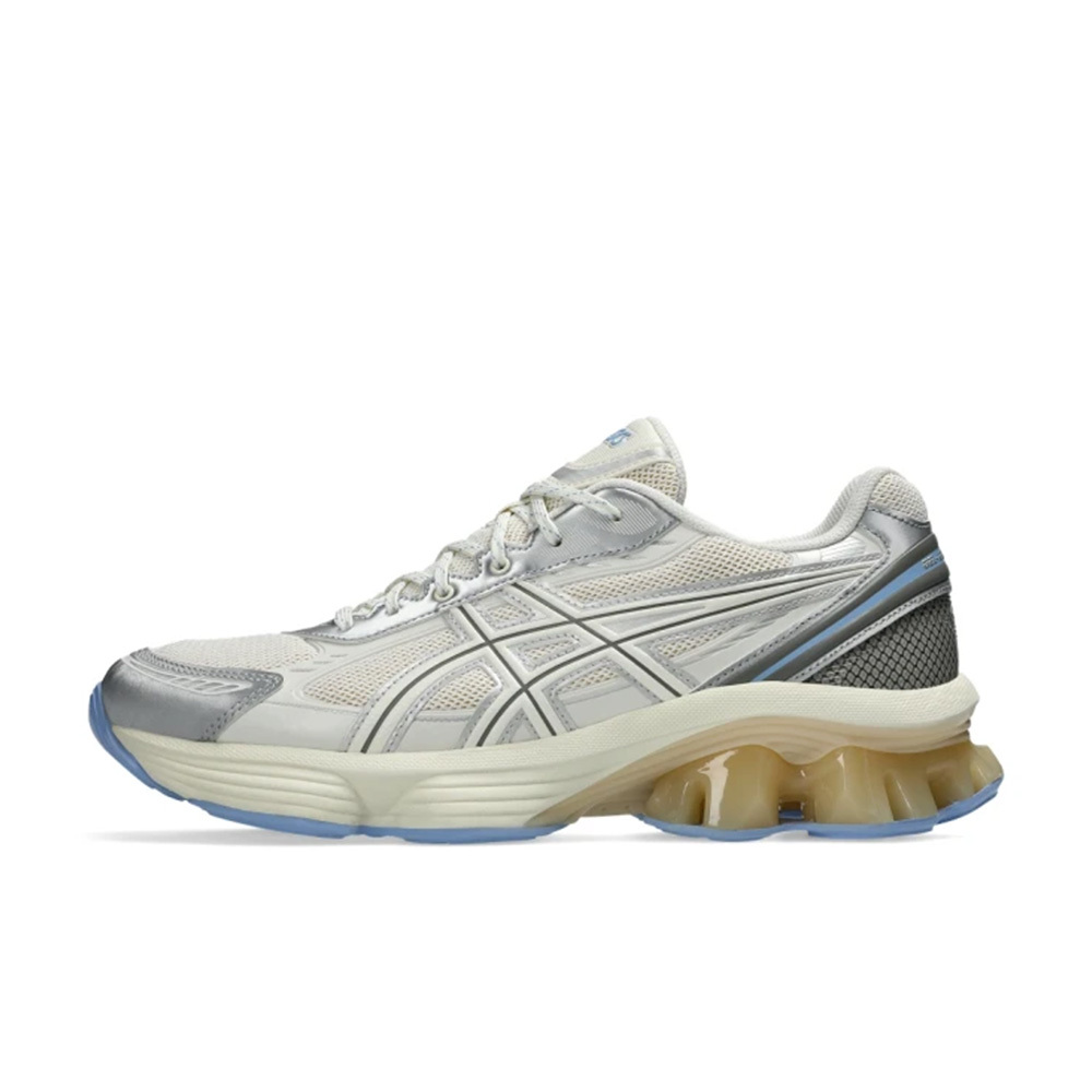 Asics Gel-Kinetic Fluent Cream 米白銀 復古 跑鞋 回彈 休閒鞋 運動鞋 男鞋 1203A591-103