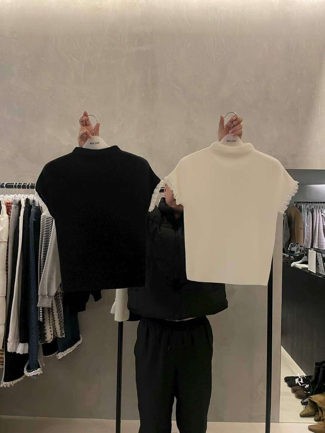 MP5432 小企領花邊貼身飛飛袖上衣 *特價* (優惠碼同充值購物金不適用)