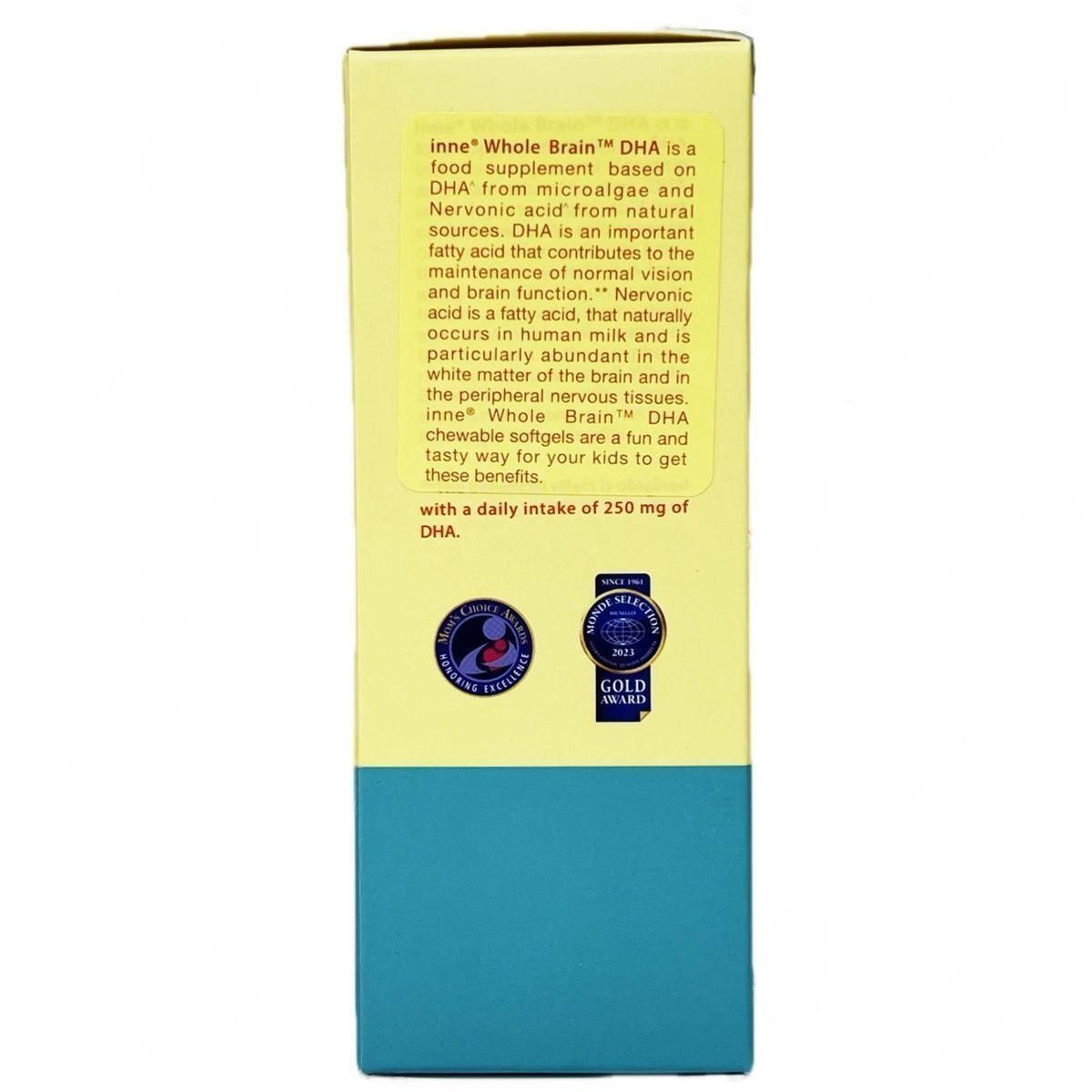 Inne®兒童醒腦DHA咀嚼軟膠囊（香橙味）40粒
