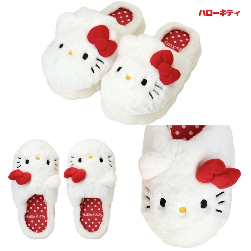 日本 2026 新版 Hello Kitty 成人拖鞋