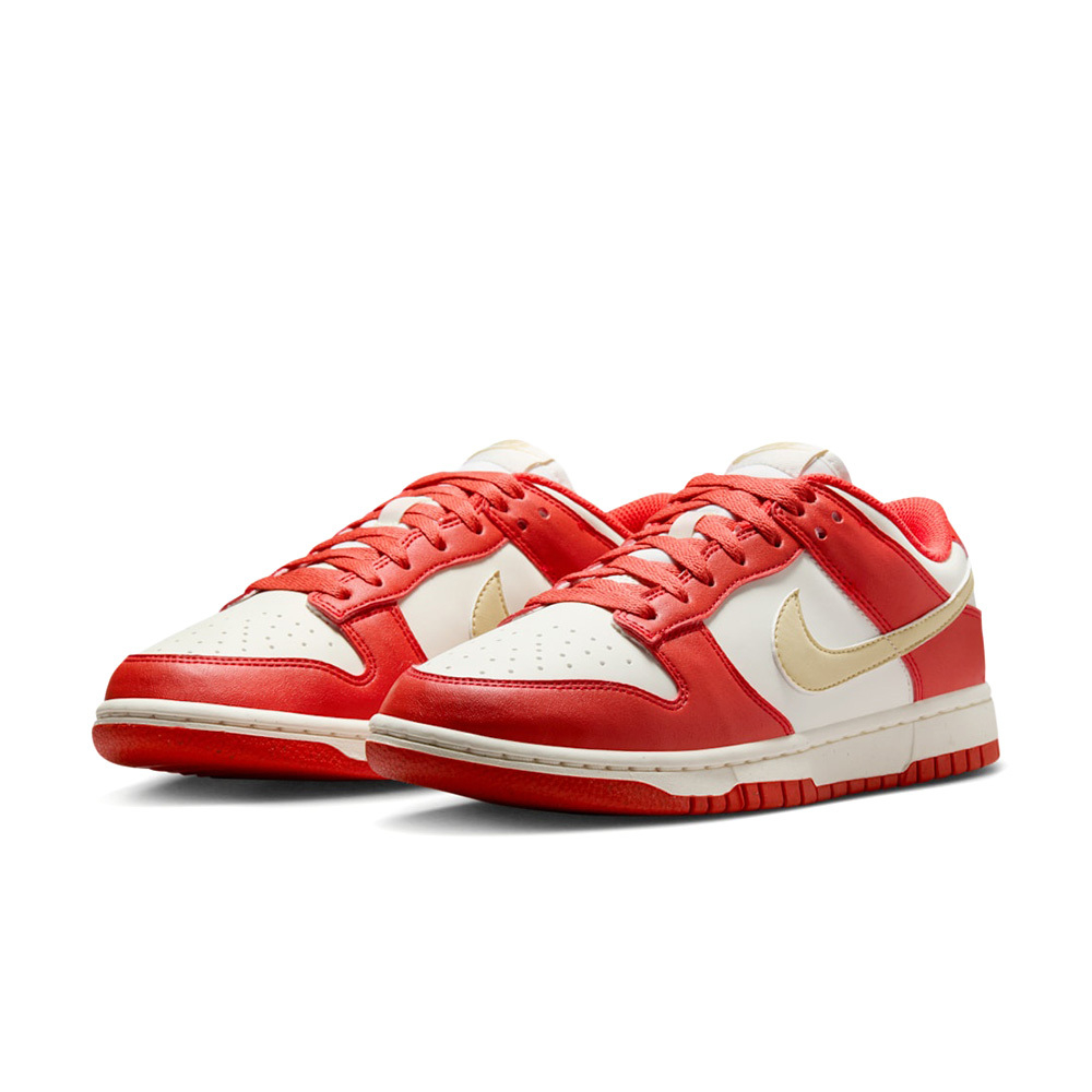 W Nike Dunk Low 紅白金勾 復古 撞色 休閒鞋 運動鞋 女鞋 DD1873-602