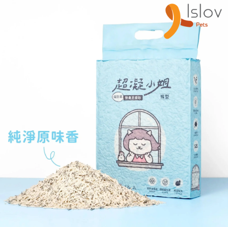 超凝小姐 - 益生菌除臭豆腐砂 - 純淨原味 (7L)