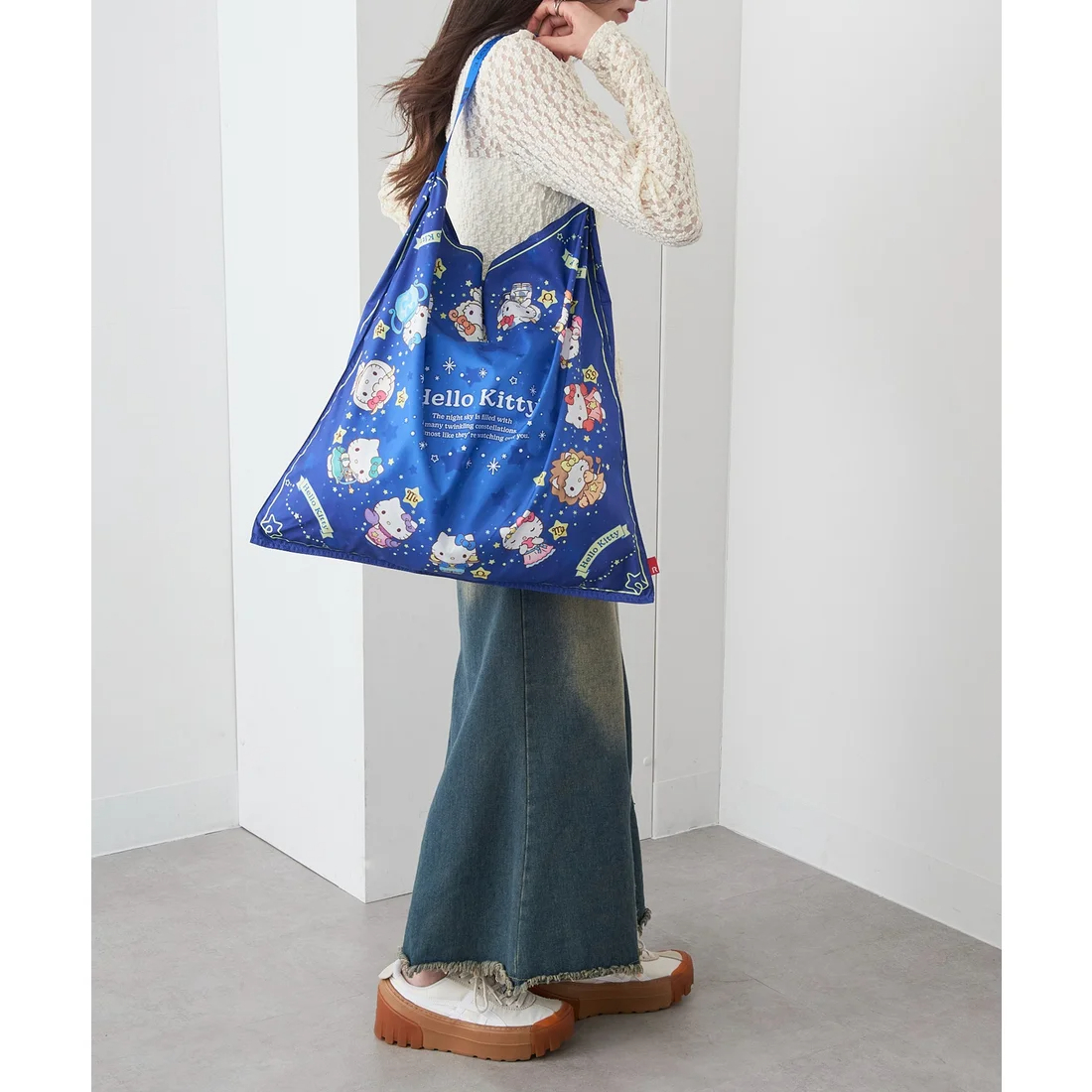 26038-KT Sanrio Hello Kitty × ROOTOTE TABLO 50 托特包 深藍色 #JP-RT26