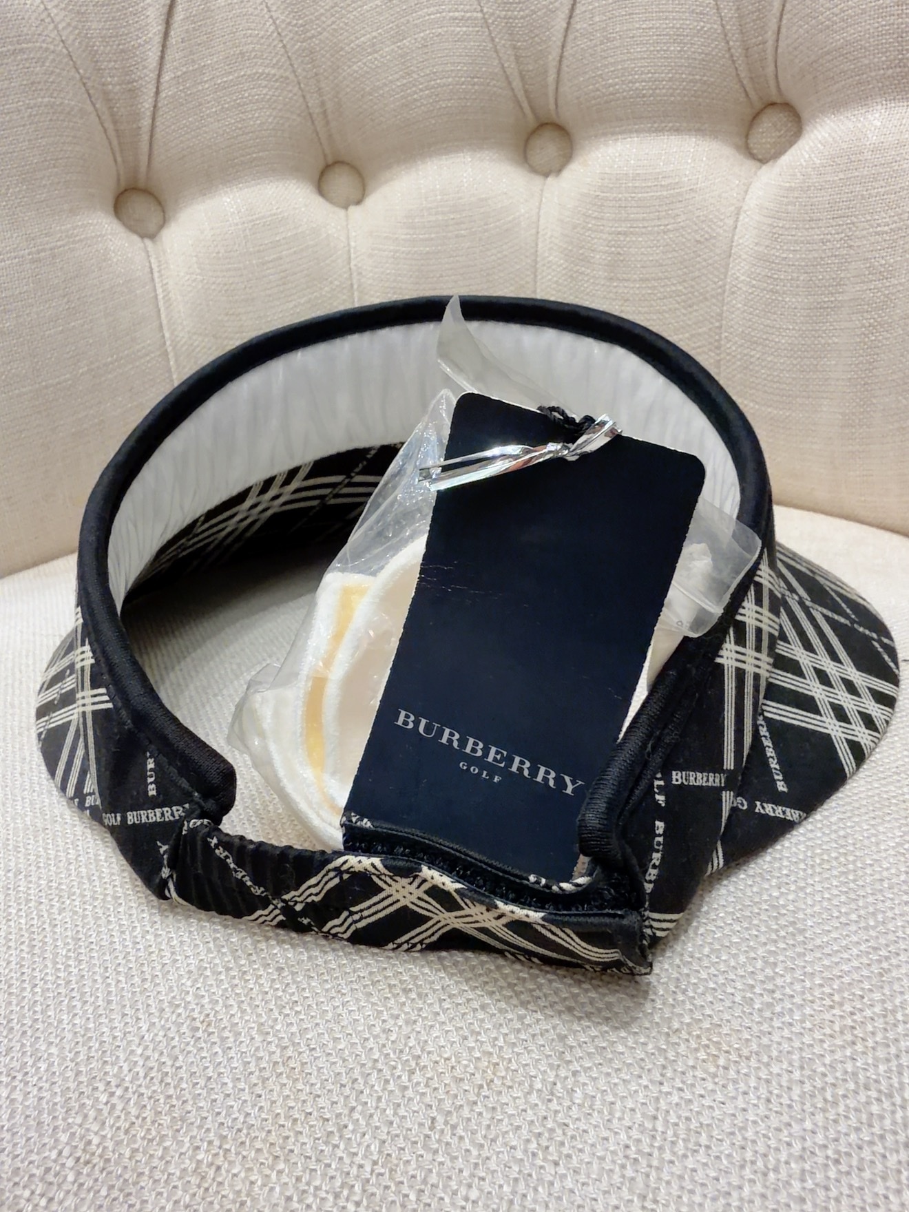 黑標BURBERRY遮陽帽