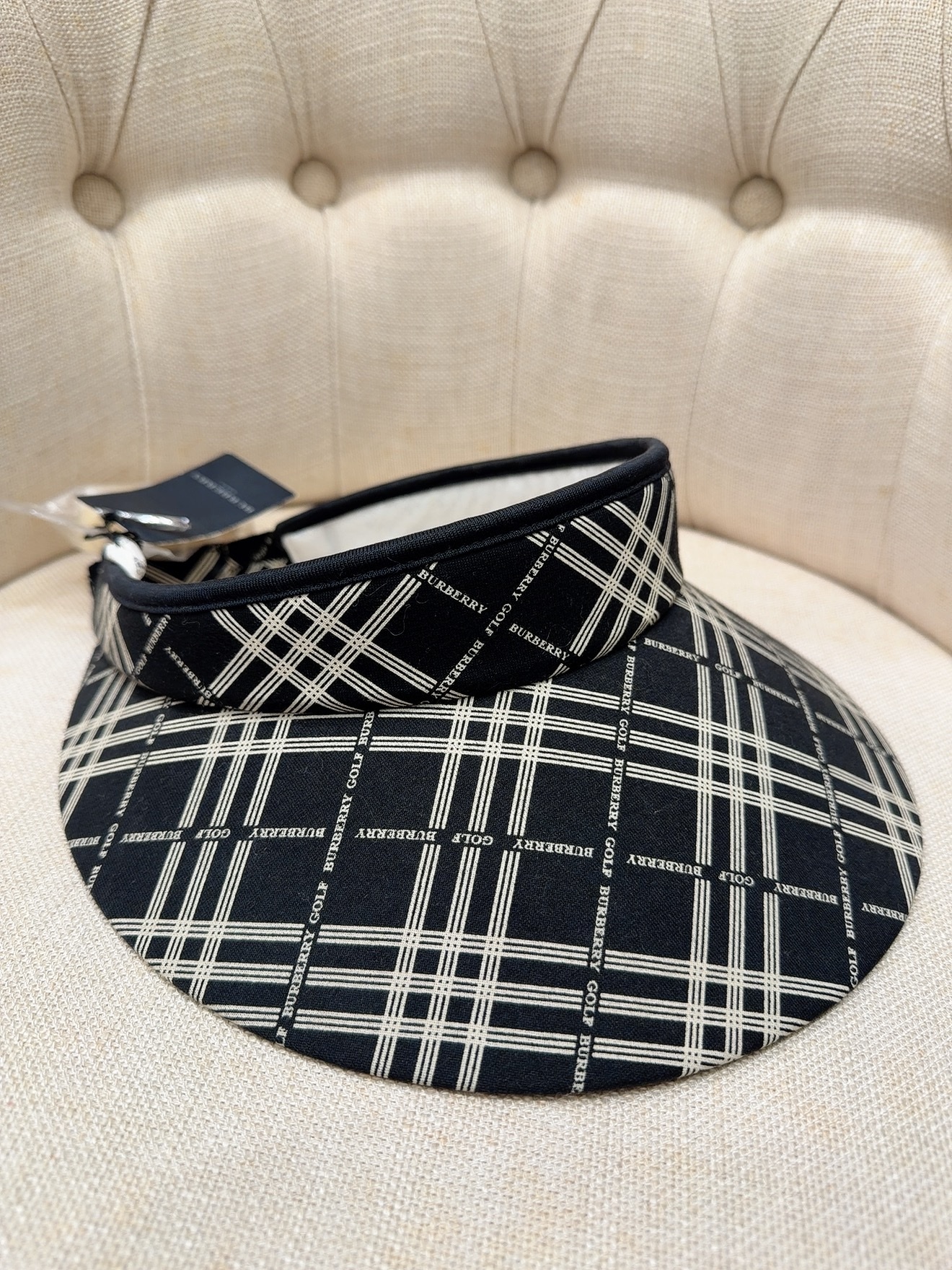 黑標BURBERRY遮陽帽