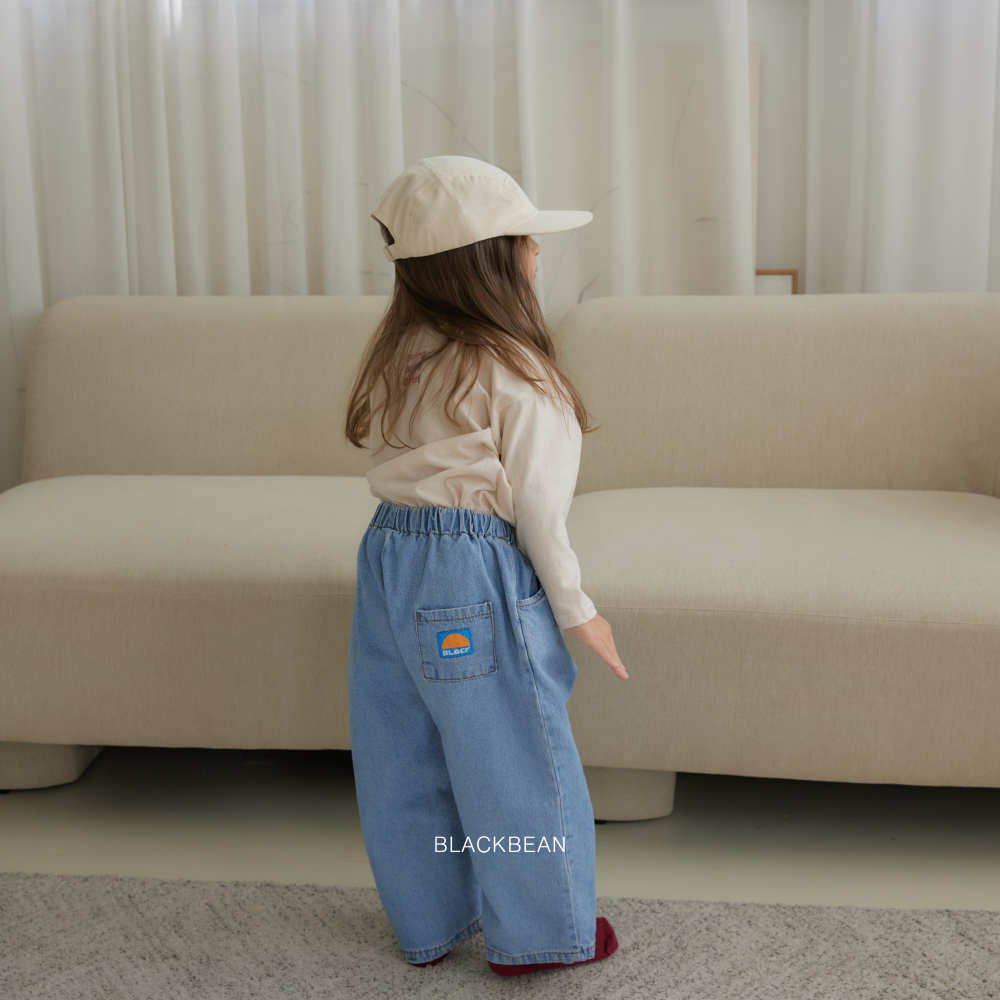 90-120 布標基本牛仔褲