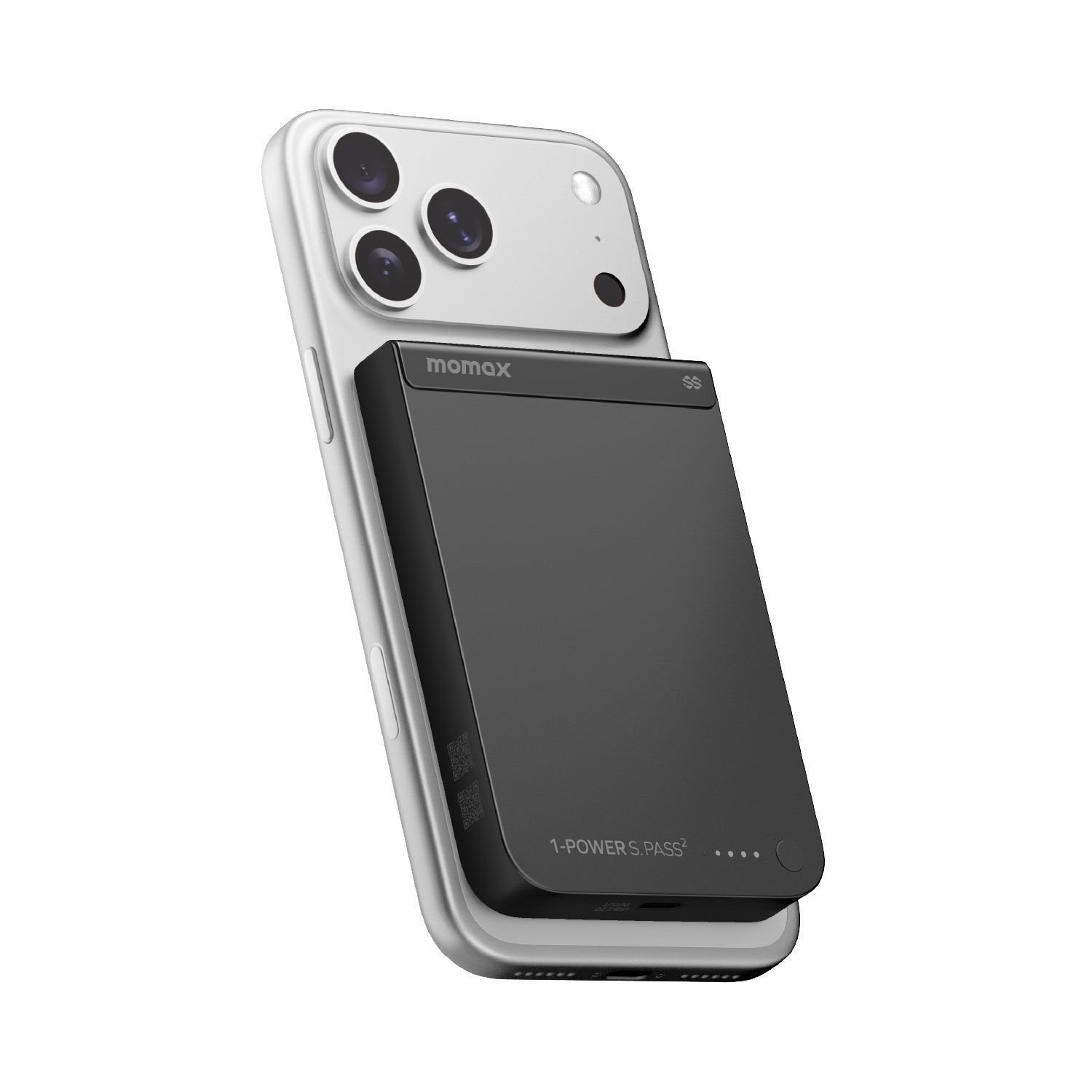 Momax 1-Power S.Pass2 10000mAh 磁吸流動電源 (CCC 認證)