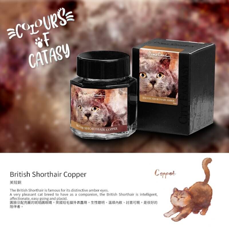 鋼筆墨水-英短銅