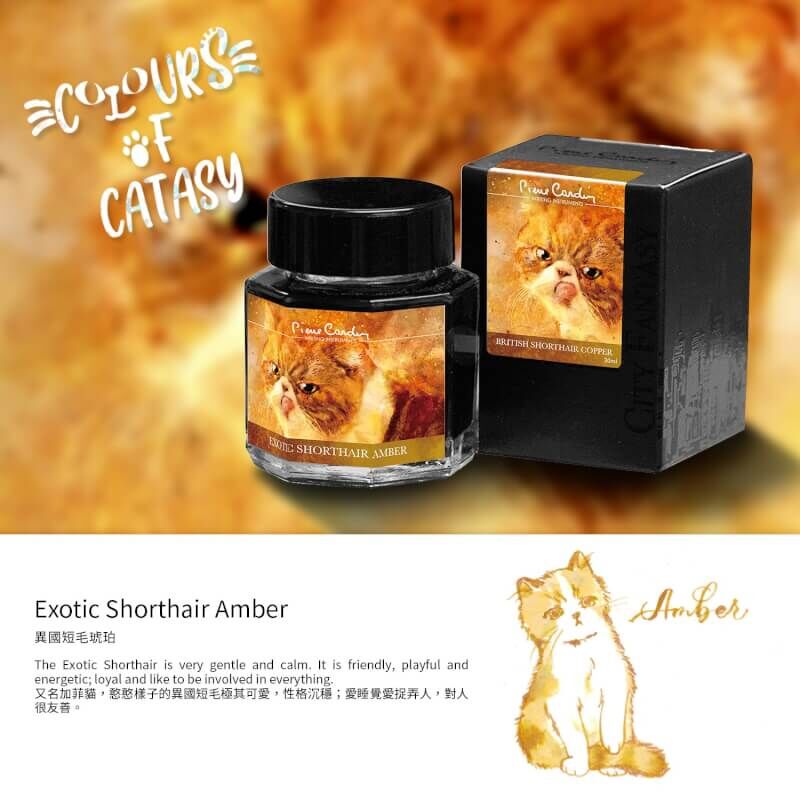 鋼筆墨水-異國短毛琥