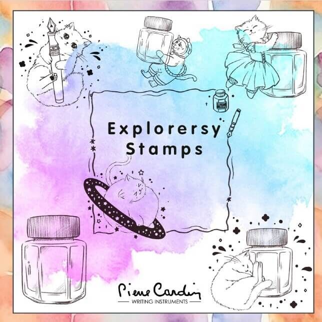 冒險貓喵木製印章