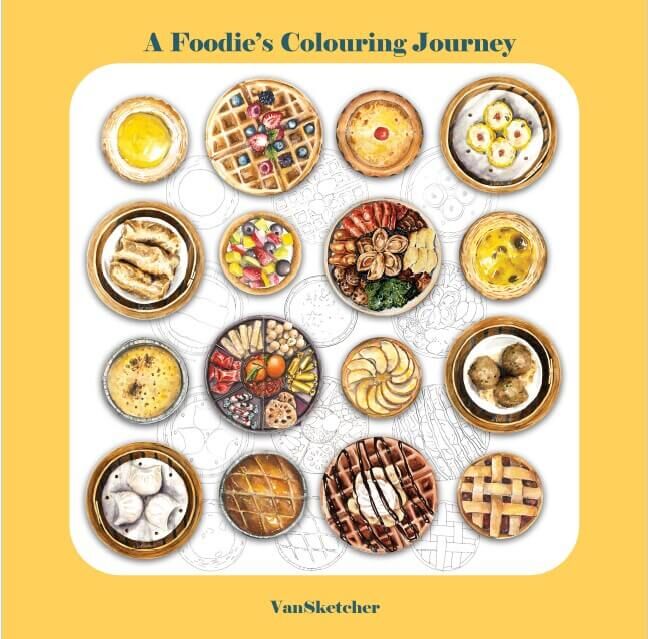 A Foodie Colouring Journey