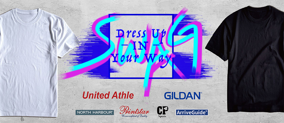 印製專屬你的T恤-各大知名衣廠品牌授權