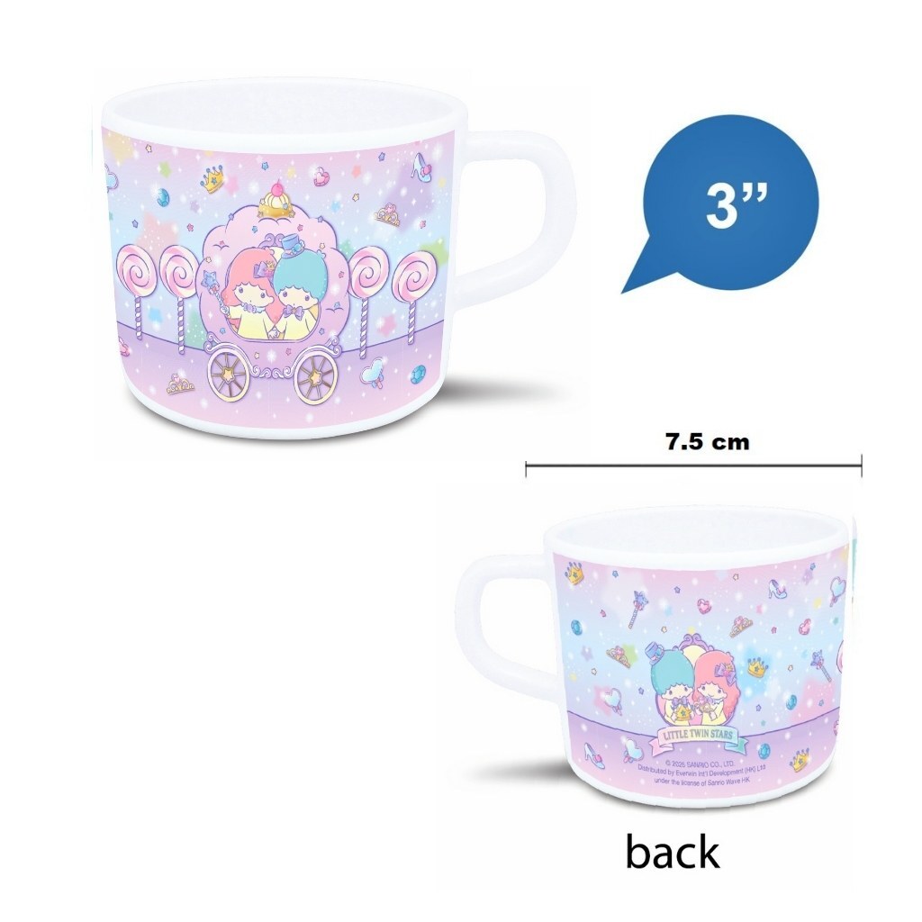 雙星仙子 Sanrio 有耳杯(科學瓷)220ml