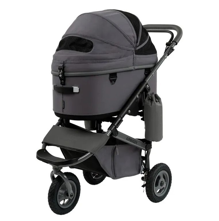 日本AirBuggy Dome3 Premier Regular 高級寵物手推車12kg- 暗灰色