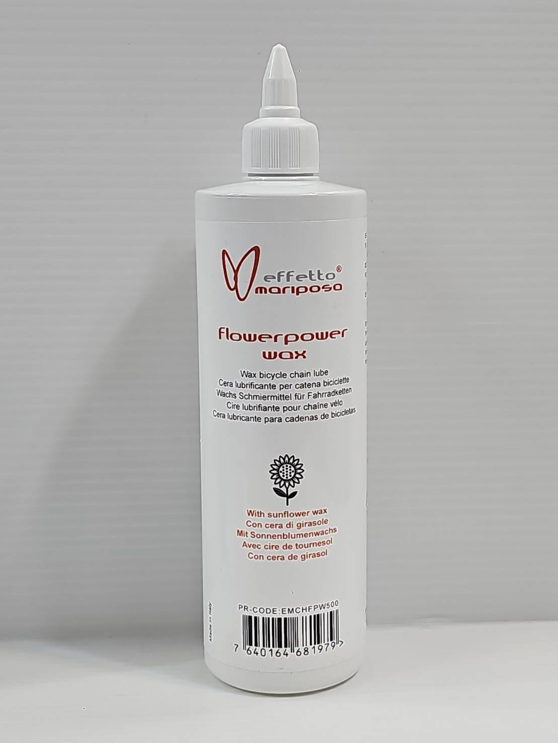 Effetto Mariposa 花之力 500ml (大瓶) 自行車鏈條蠟 蠟性鏈條油 鏈條腊 超過50%的蠟含量 約450~650km使用