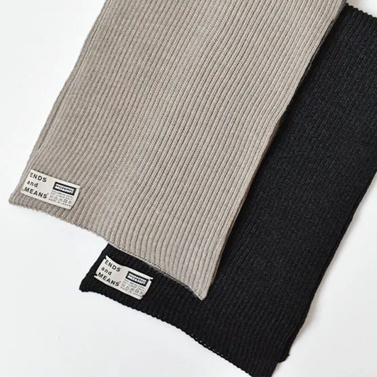 ENDS & MEANS｜ Merino Wool Grandpa Scarf
