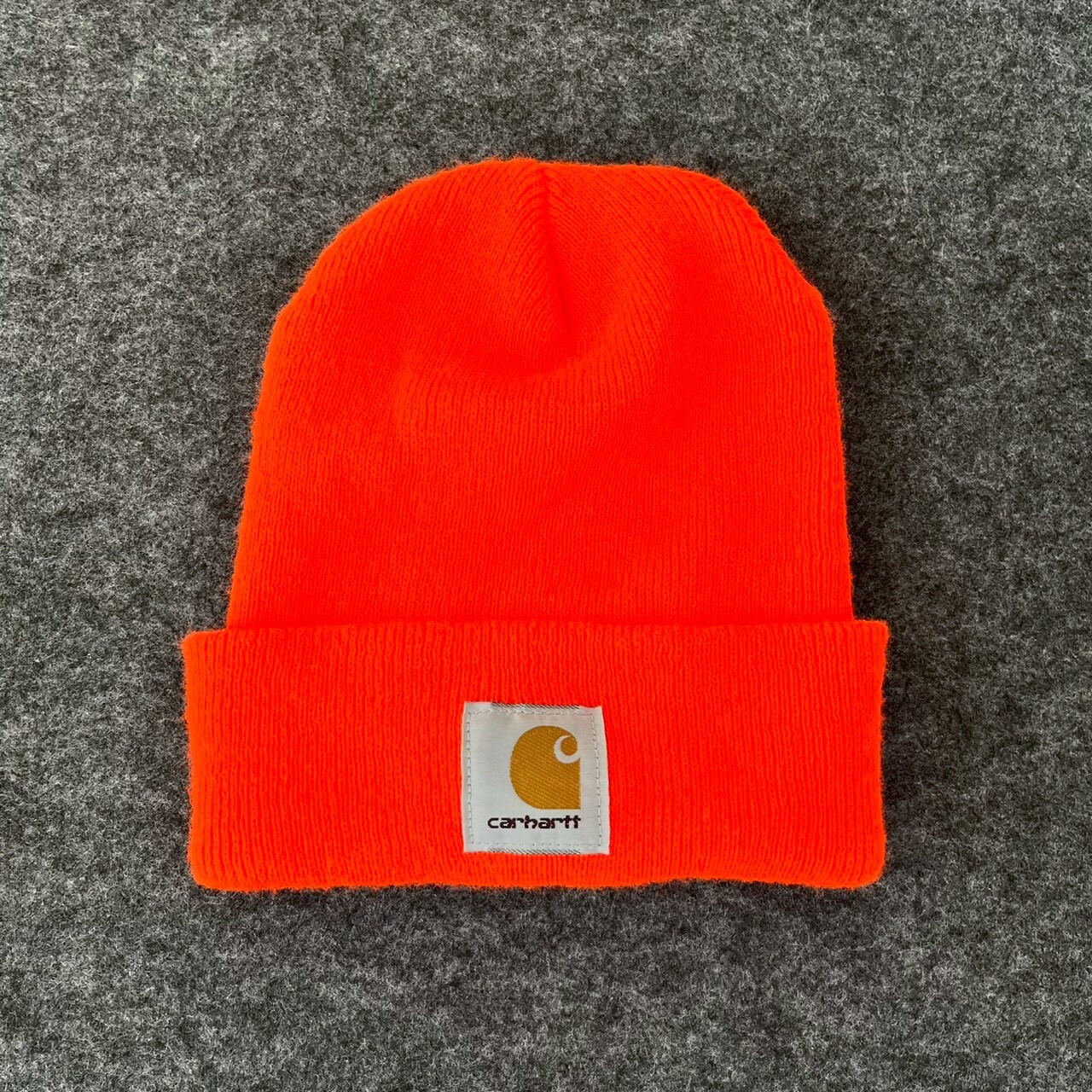 CARHARTT ACRYLIC WATCH BEANIE CORAL GLOW