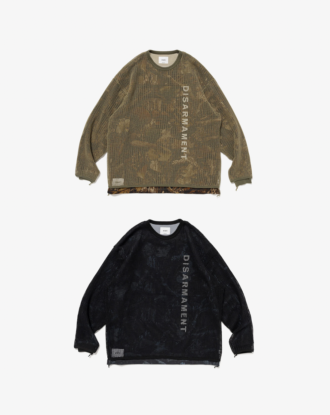 [現貨] WTAPS FW25 GHILL / LS / COTTON | (BLACK / BEIGE)