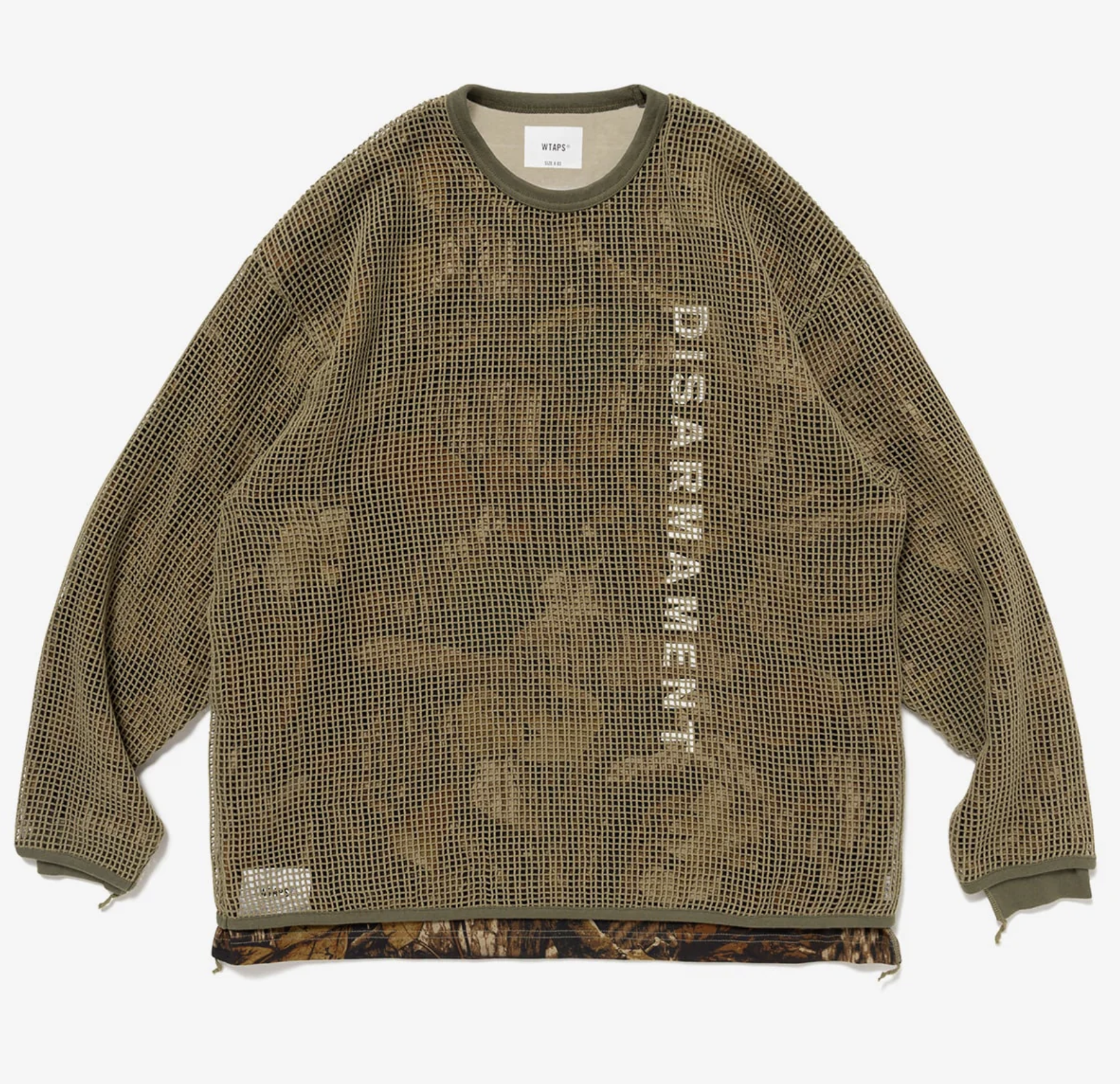 [現貨] WTAPS FW25 GHILL / LS / COTTON | (BLACK / BEIGE)
