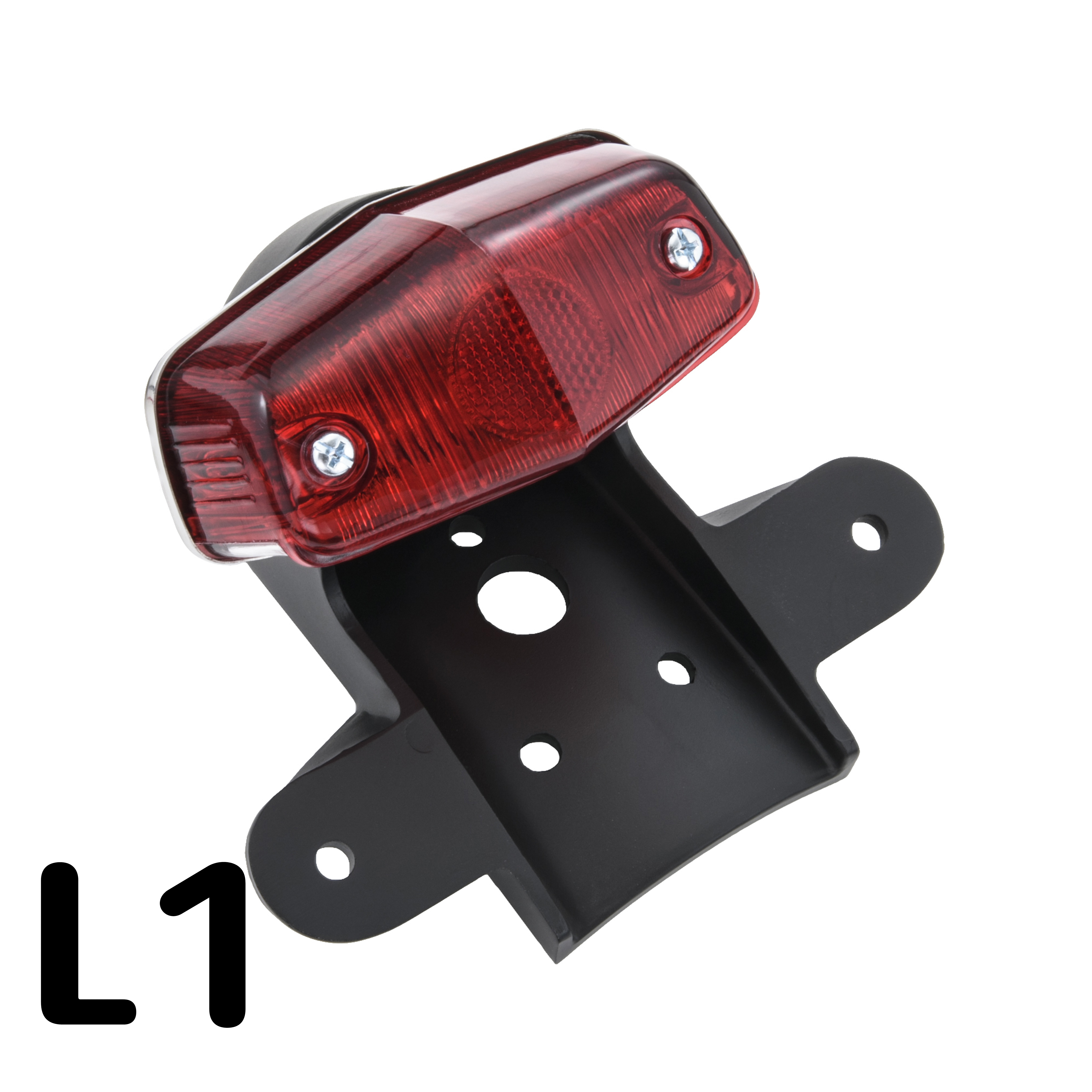 HideWork 本田 CB350 專用 不鏽鋼 後短土除套件 (含盧卡斯尾燈) - 消光黑