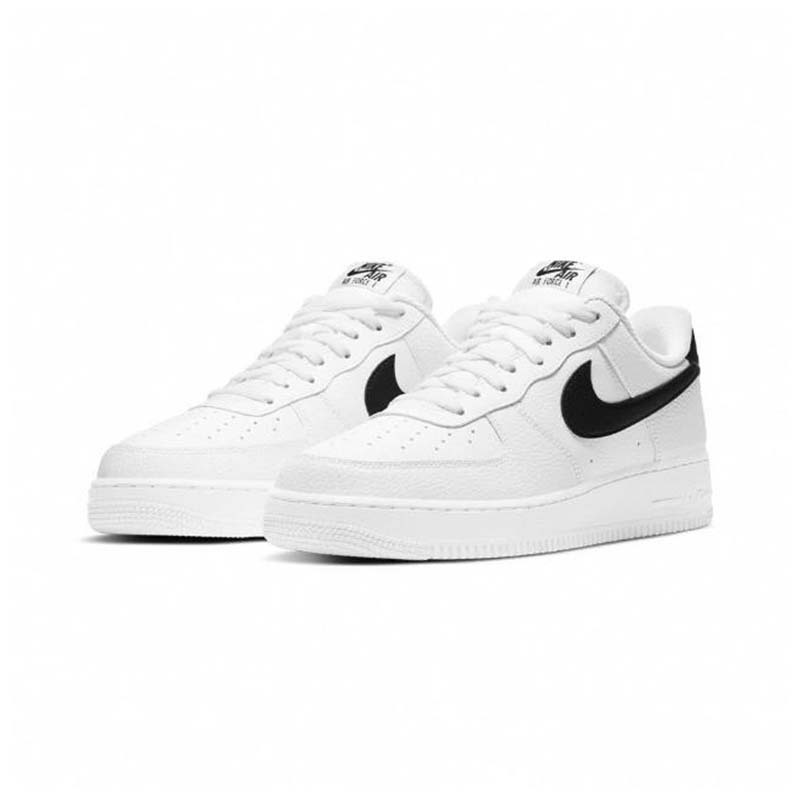 Nike Air Force 1 Low "Black Fossil" 休閒鞋 白色 黑勾 荔枝皮 男鞋 CT2302-100 [台灣現貨]