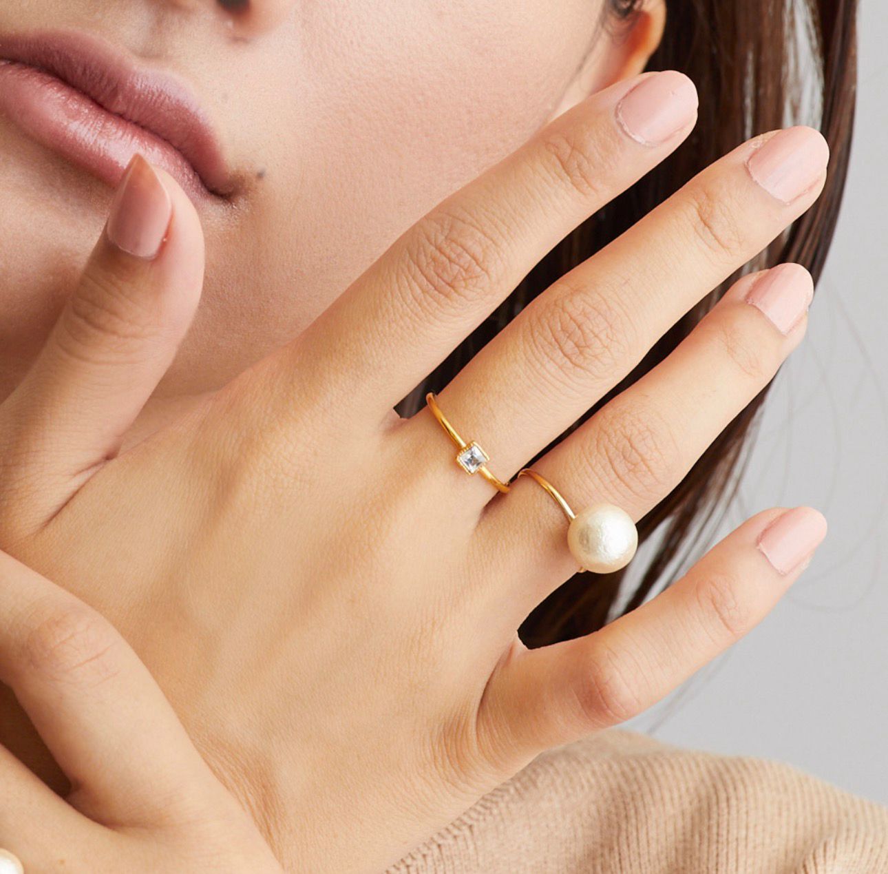 【預購】JN012008 Melody Accessory 古典滾邊方鑽戒