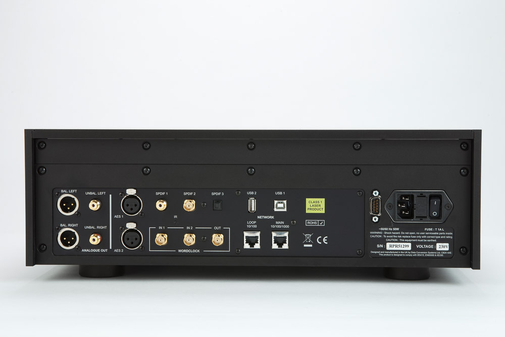 dCS Rossini APEX 2.0 背板 類比與數位端子