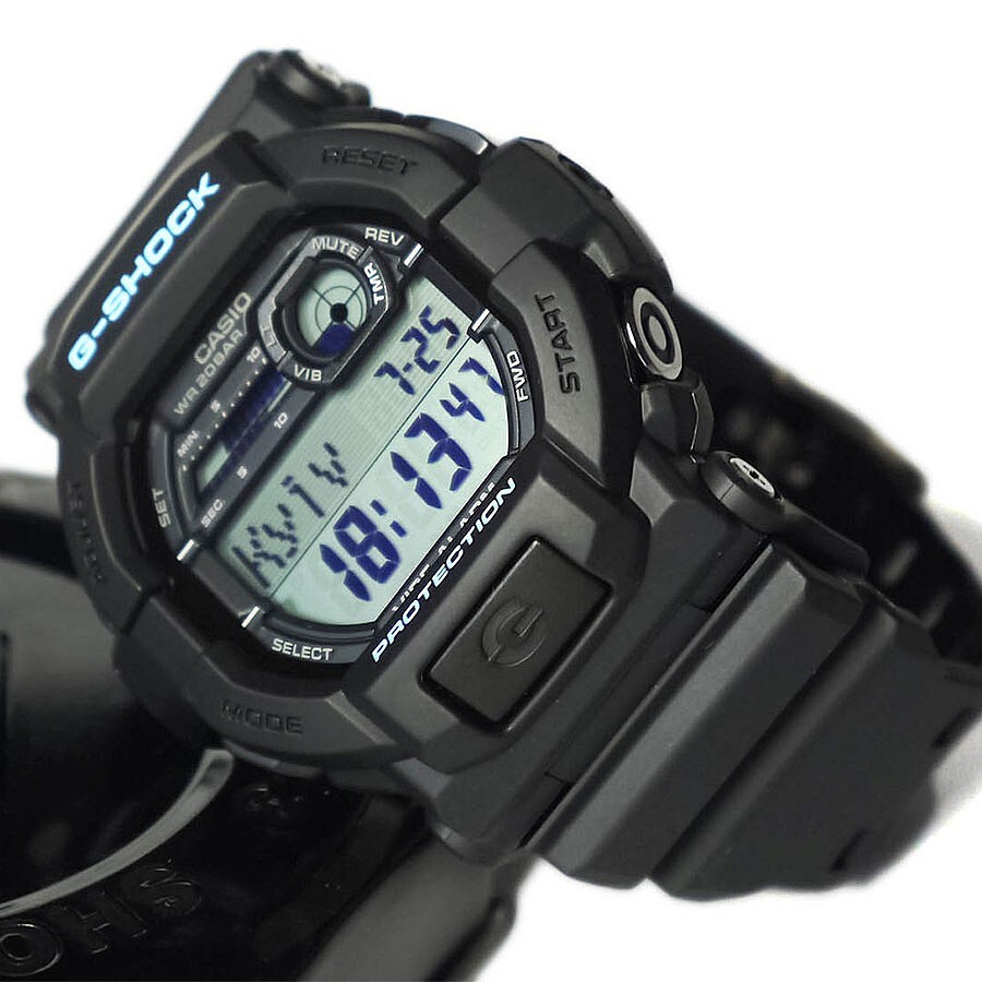 【CASIO 卡西歐】G-SHOCK 錶殼背面配有減震器 電子錶 手錶 GD-350-1C