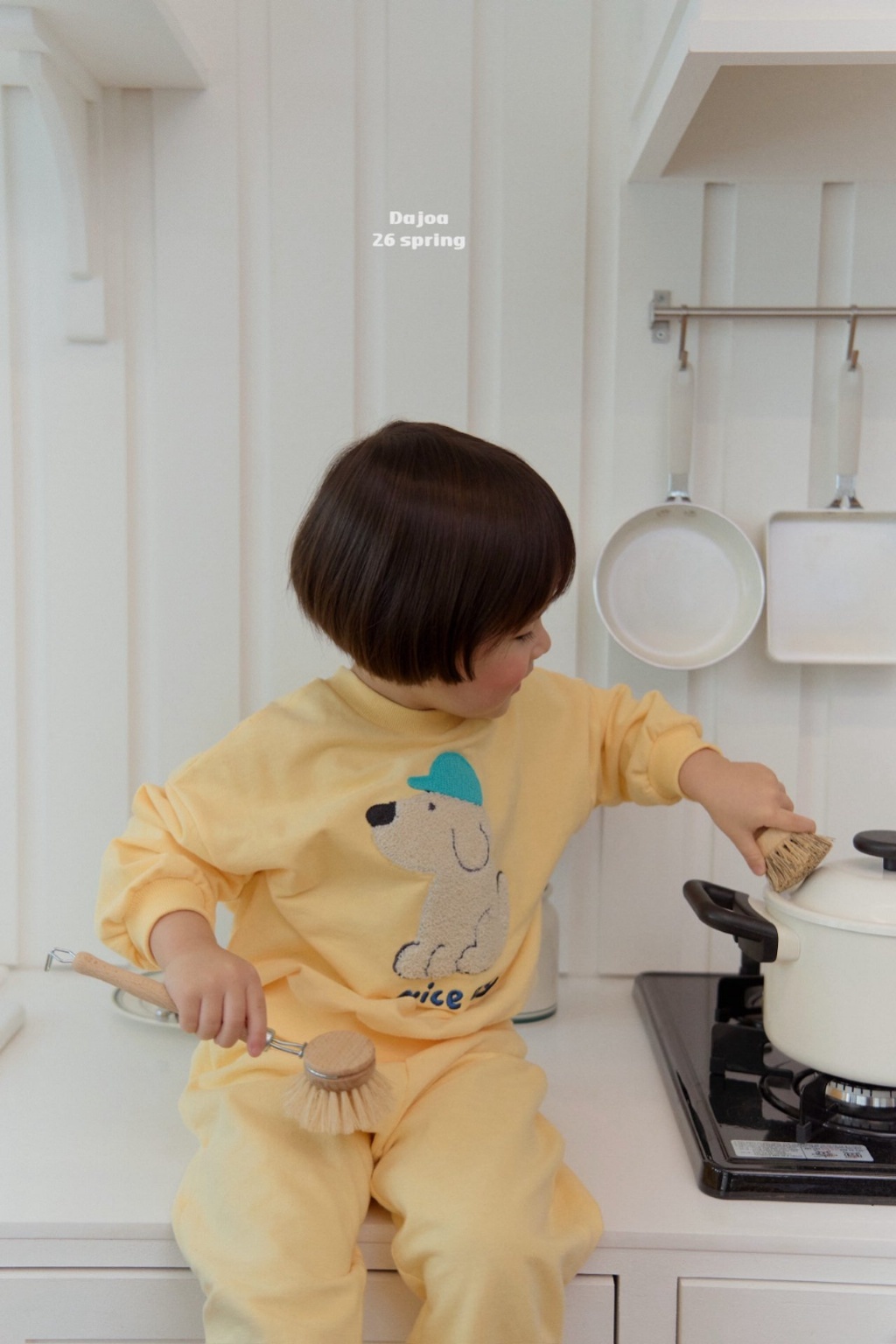 正韓春DAJOA 兩色植絨狗狗套裝