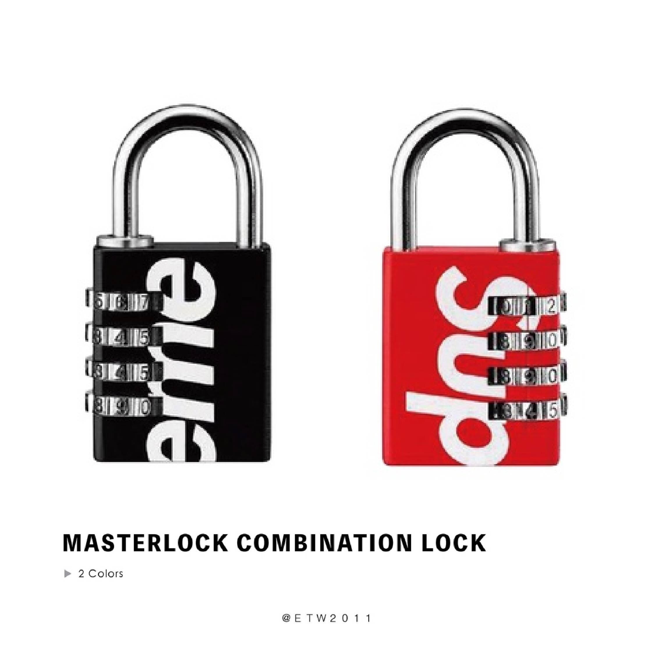 ☆ETW☆【EASY TO WEAR】SUPREME MASTERLOCK COMBINATION LOCK 鎖頭