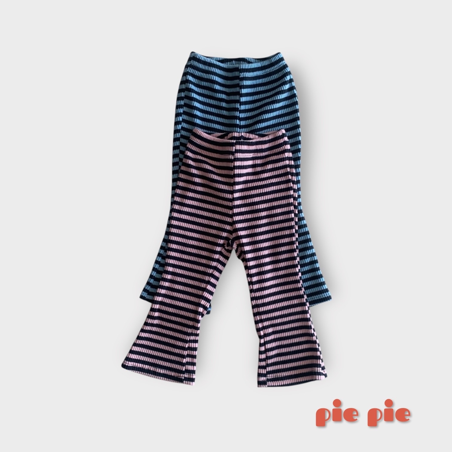 慢慢走條紋喇叭褲