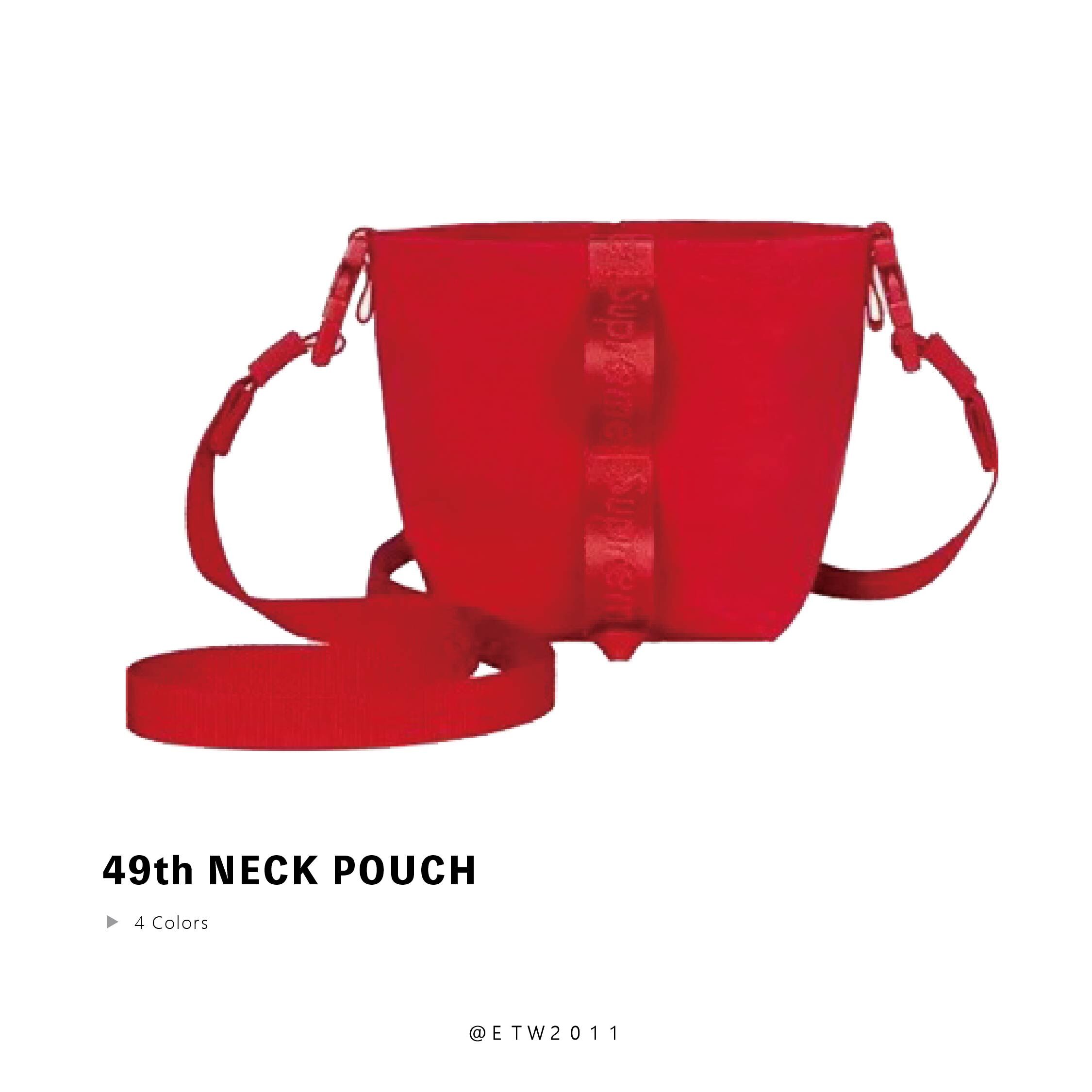 ☆ETW☆【EASY TO WEAR】SUPREME 49TH 49代 Neck Pouch 側背包 小肩包 紅 軍綠 現貨