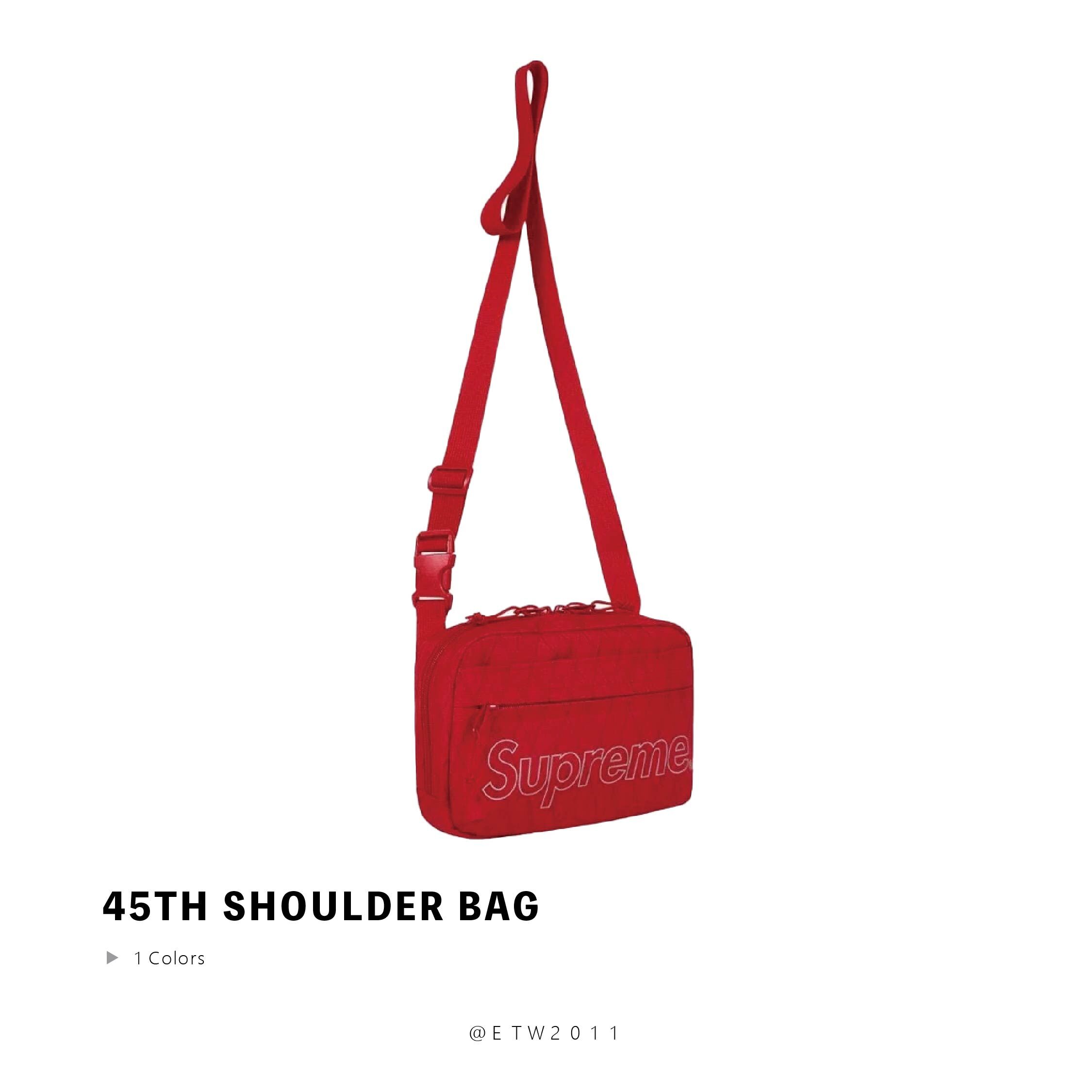 ☆ETW☆【EASY TO WEAR】SUPREME 45th Shoulder Bag 小包 側背包 小肩包 紅