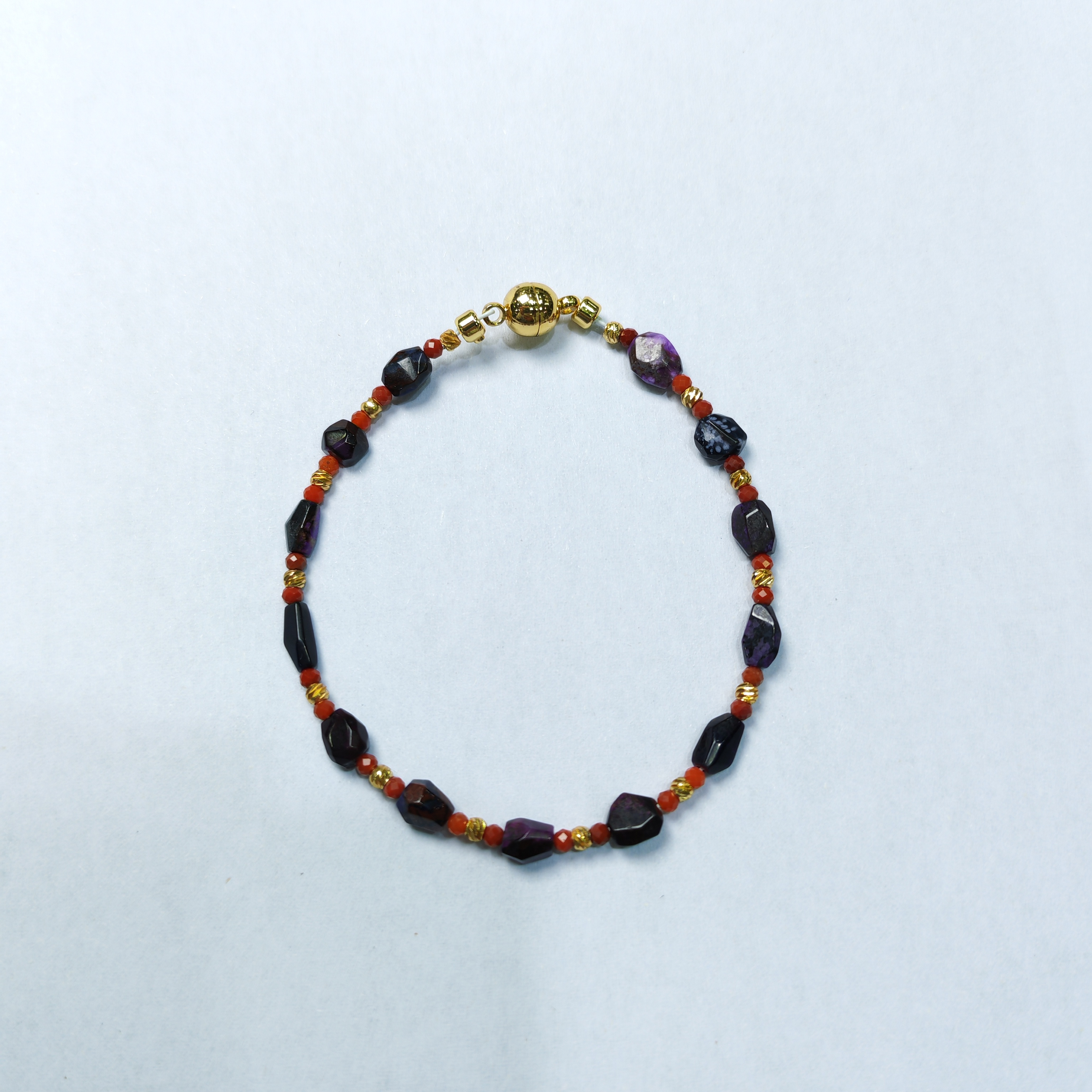 0120GZ66-舒俱來-sjl494帝王紫随型手链（A66）