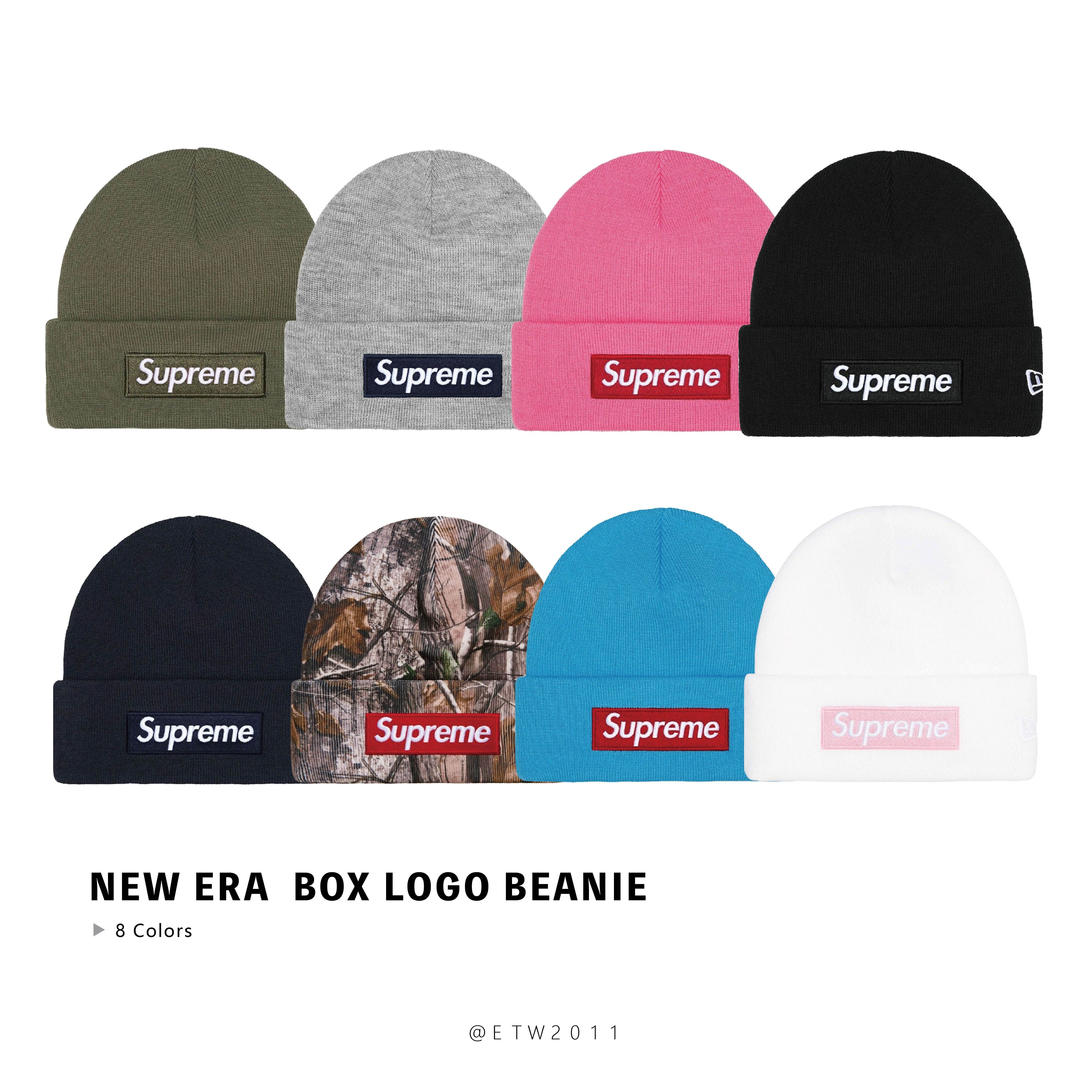 ☆ETW☆【EASY TO WEAR】Supreme 25FW New Era Ⓡ Box Logo Beanie 毛帽 保暖 秋冬 刺繡