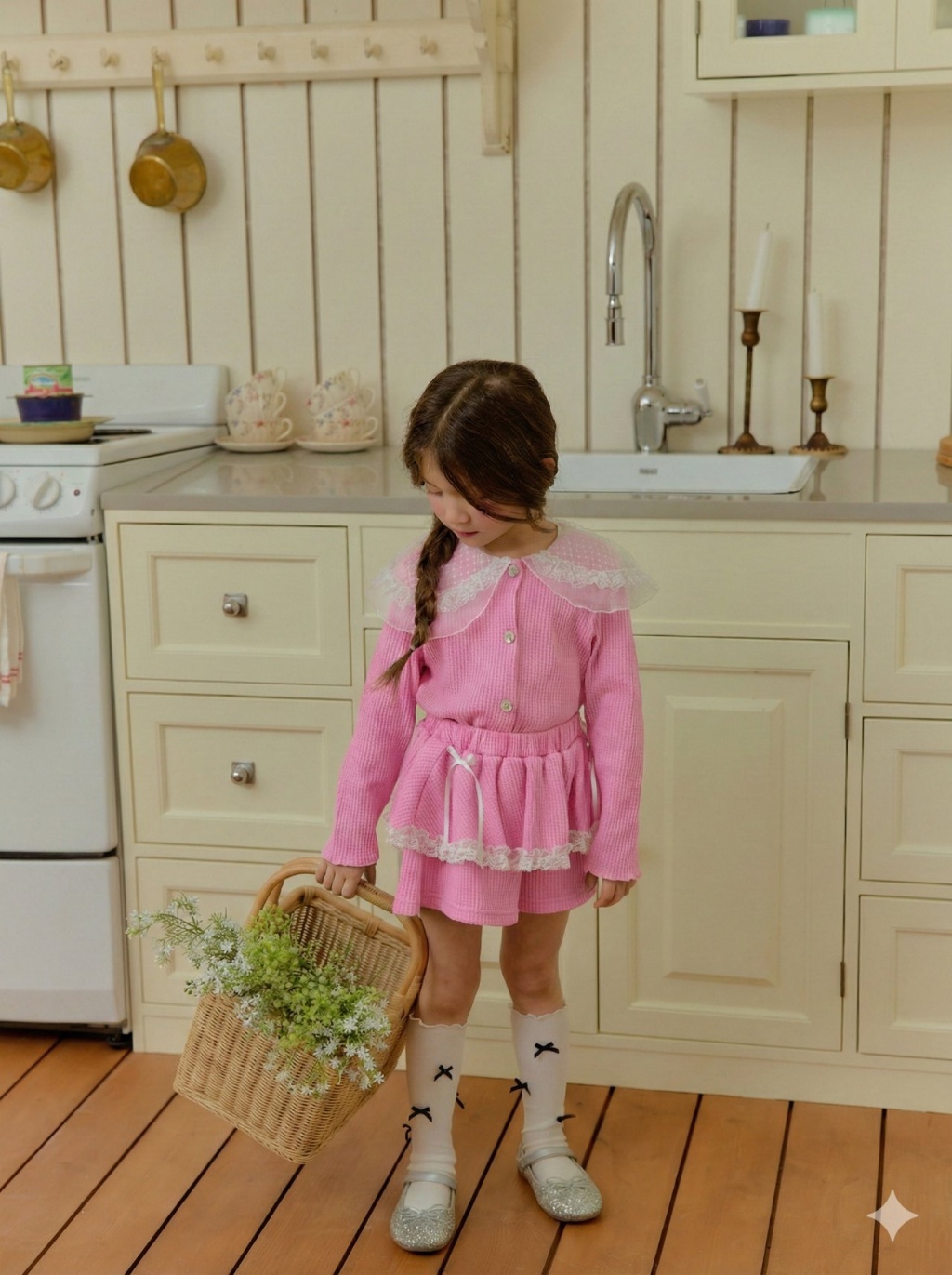 正韓春SERA 優雅蕾絲糖果色外套