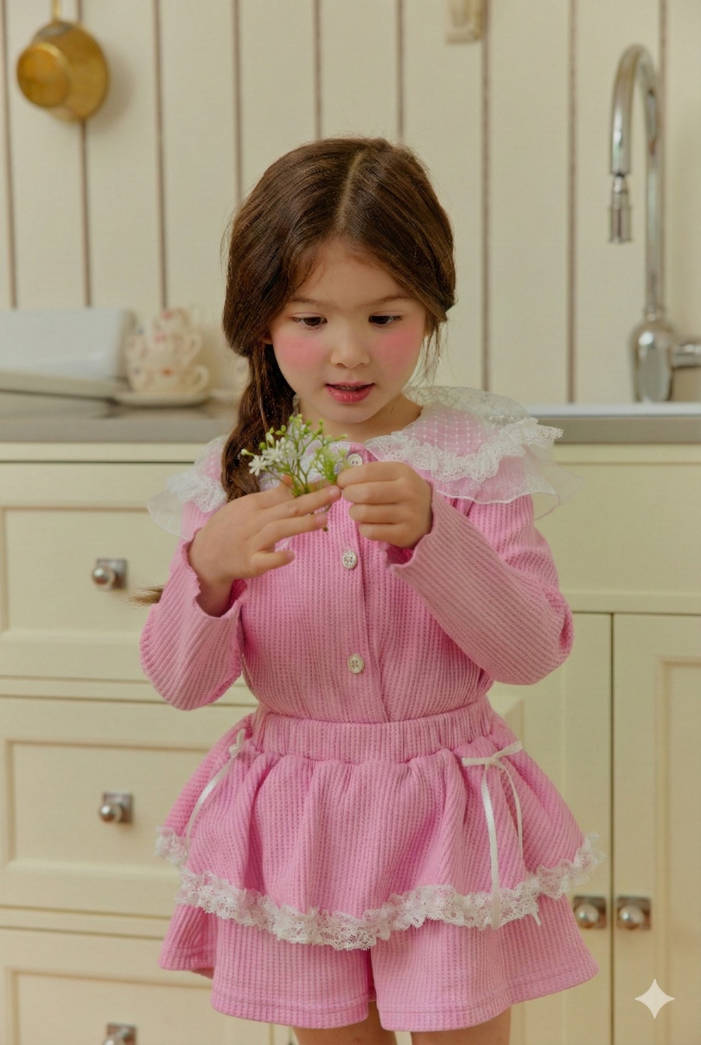 正韓春SERA 優雅蕾絲糖果色外套