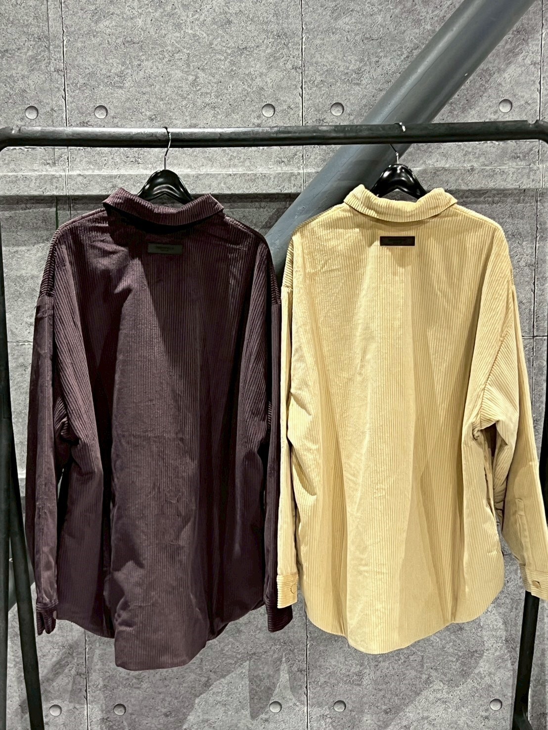 FOG ESSENTIALS 背後小標Logo 燈芯絨 襯衫外套