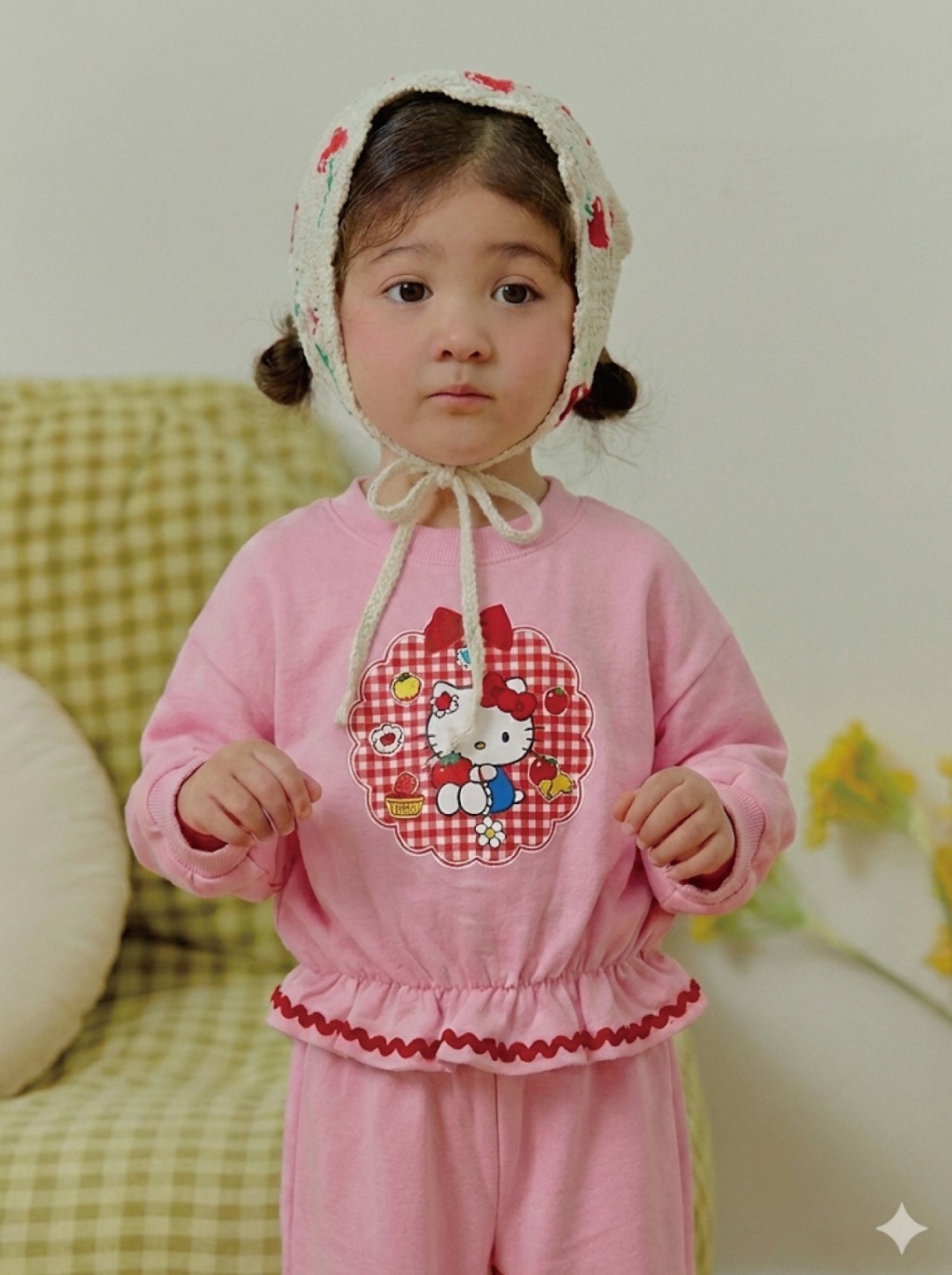 正韓春SERA 蘋果小貓套裝