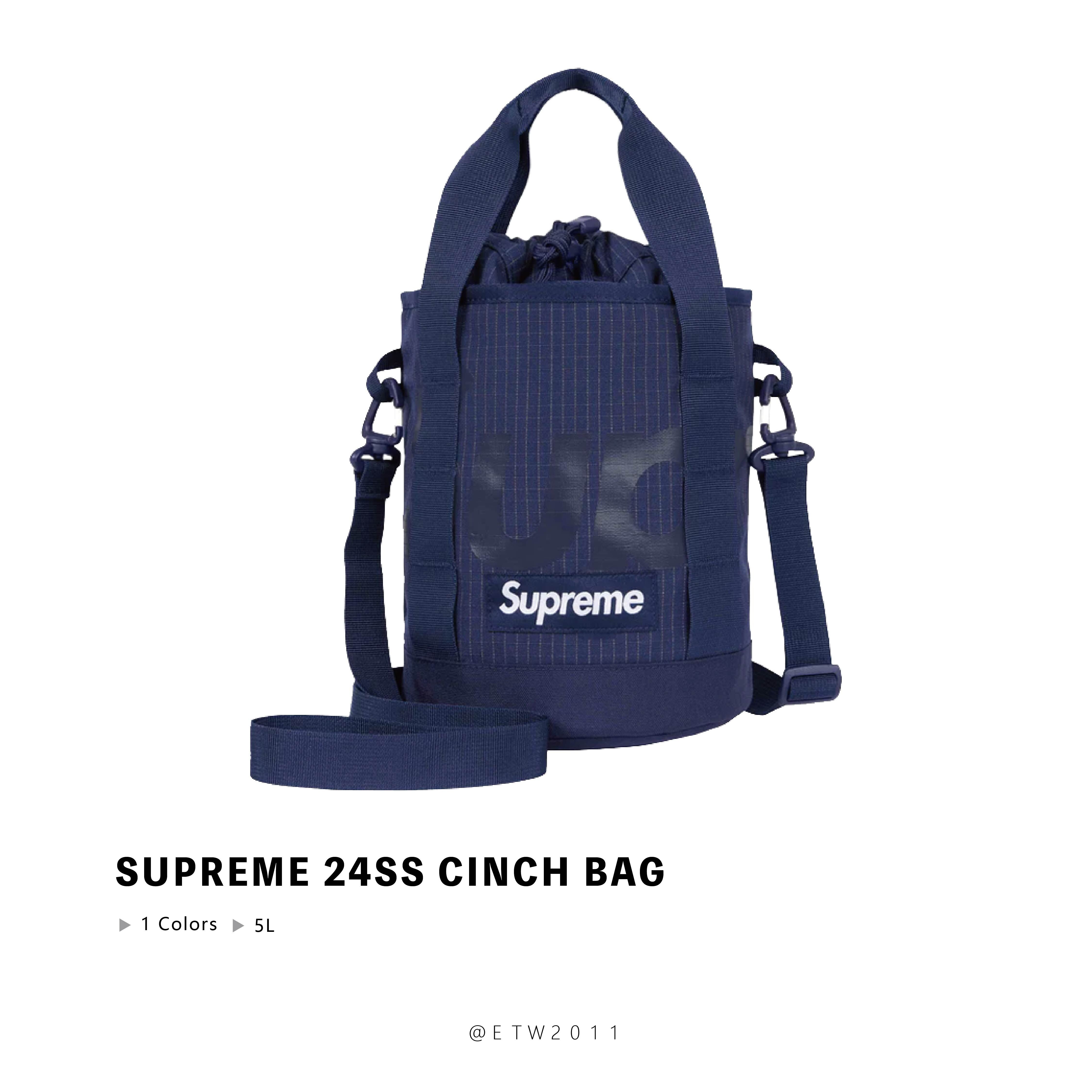 ☆ETW☆【EASY TO WEAR】SUPREME 56TH 24SS CINCH BAG 3M 反光 防水 水桶包 手提包 5L