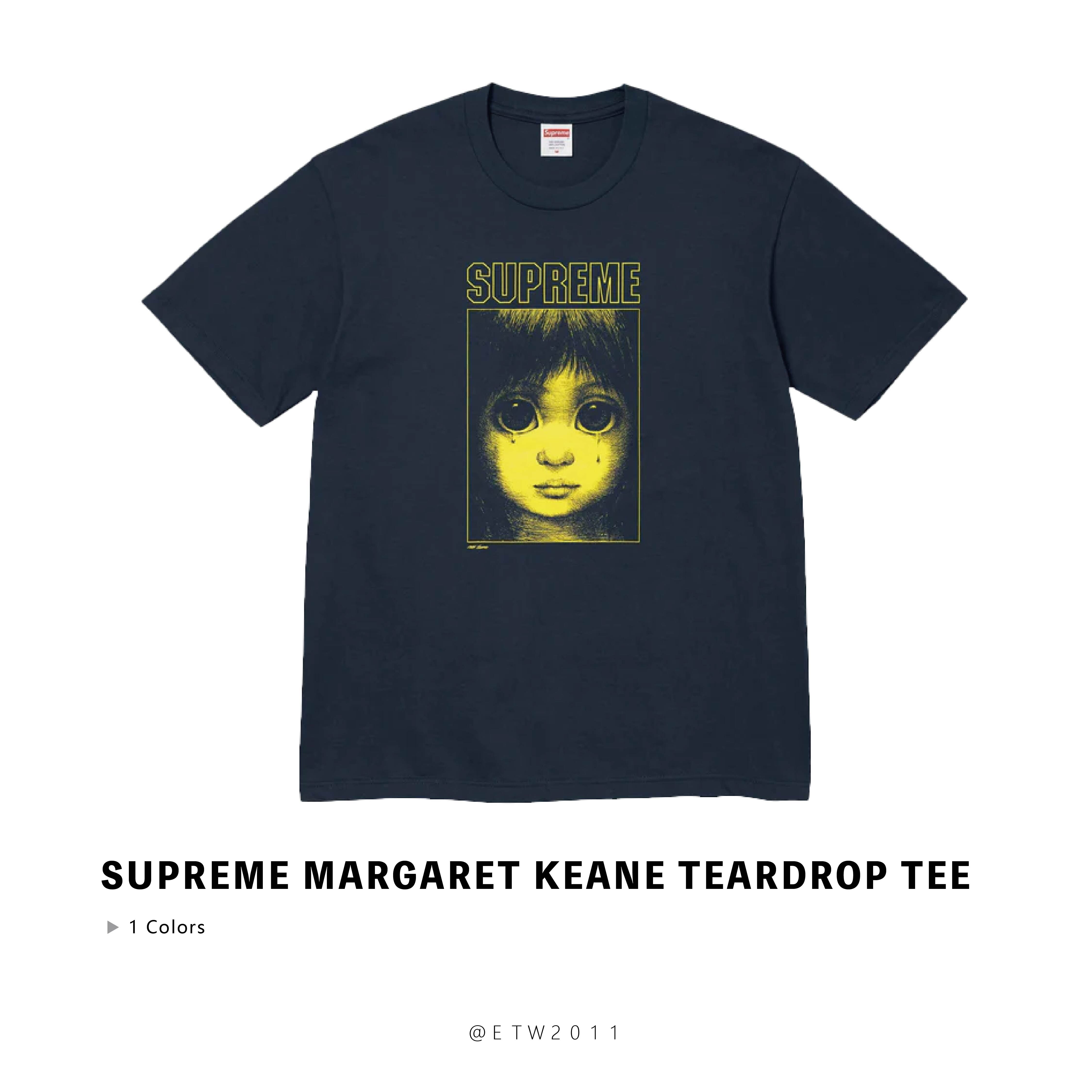 ☆ETW☆【EASY TO WEAR】SUPREME 24SS Margaret Keane Teardrop Tee 大眼 女孩 短T T恤