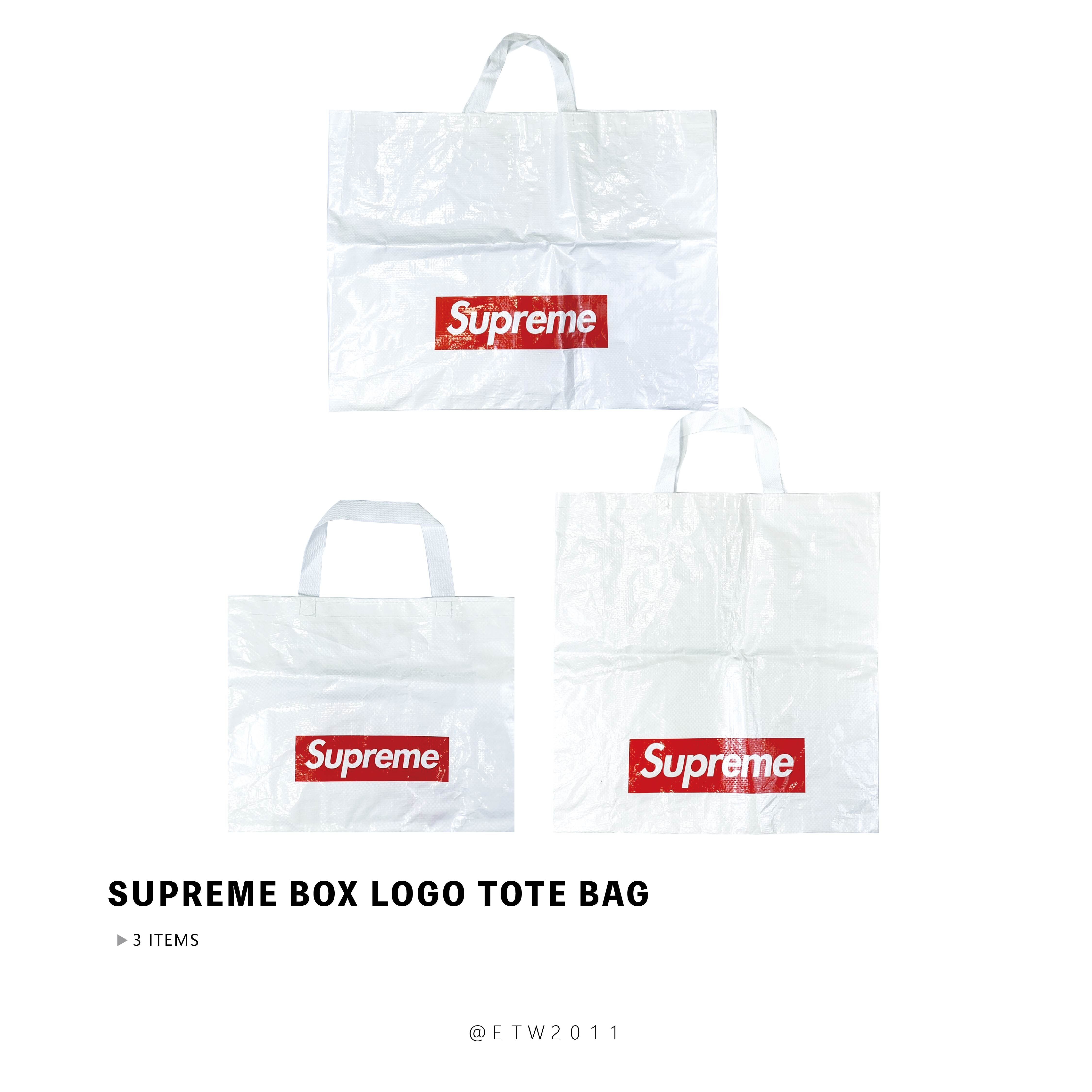 ☆ETW☆【EASY TO WEAR】Supreme BOX LOGO TOTE BAG 環保袋 購物袋 提袋