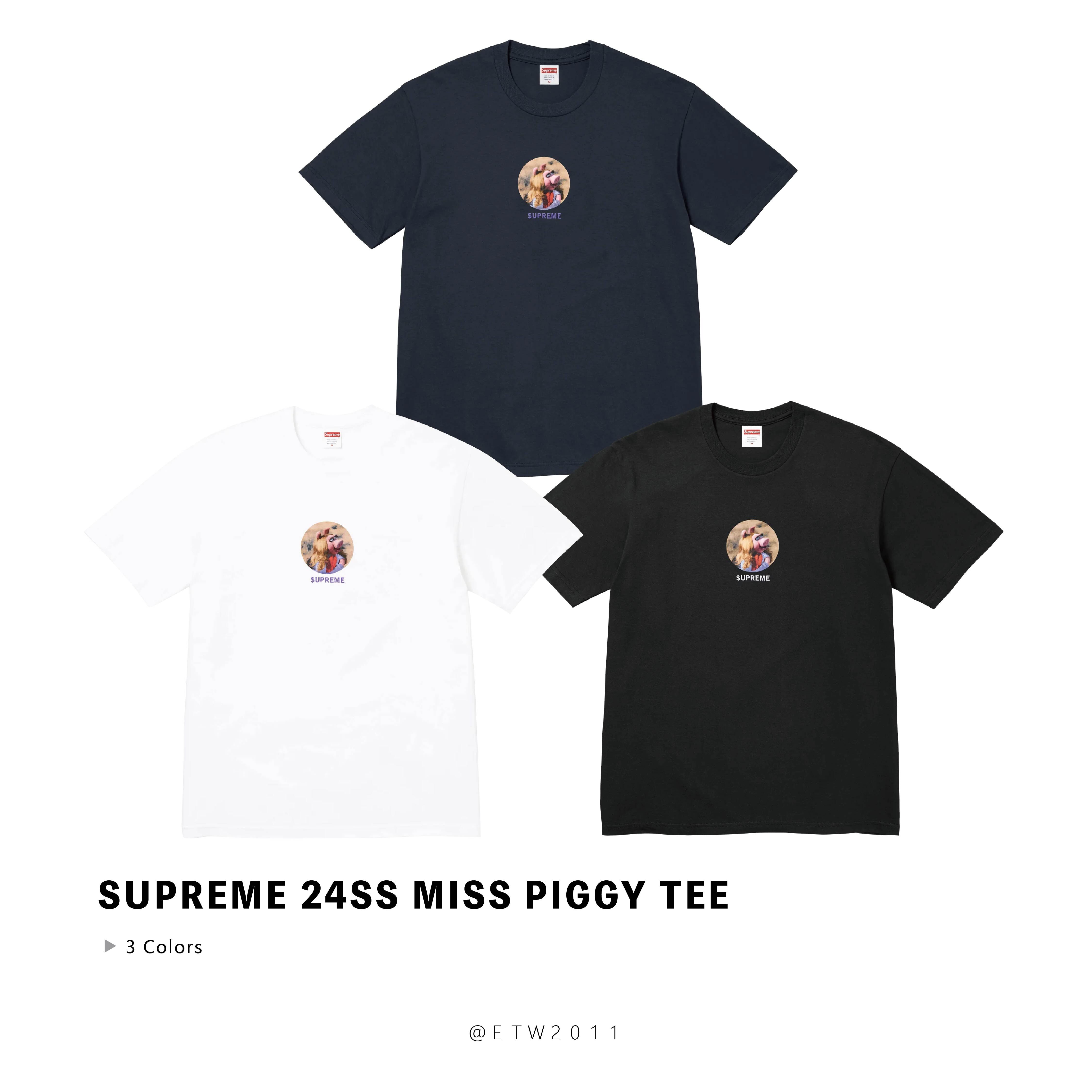 ☆ETW☆【EASY TO WEAR】Supreme 24SS Miss Piggy Tee 布偶 豬小姐 短T