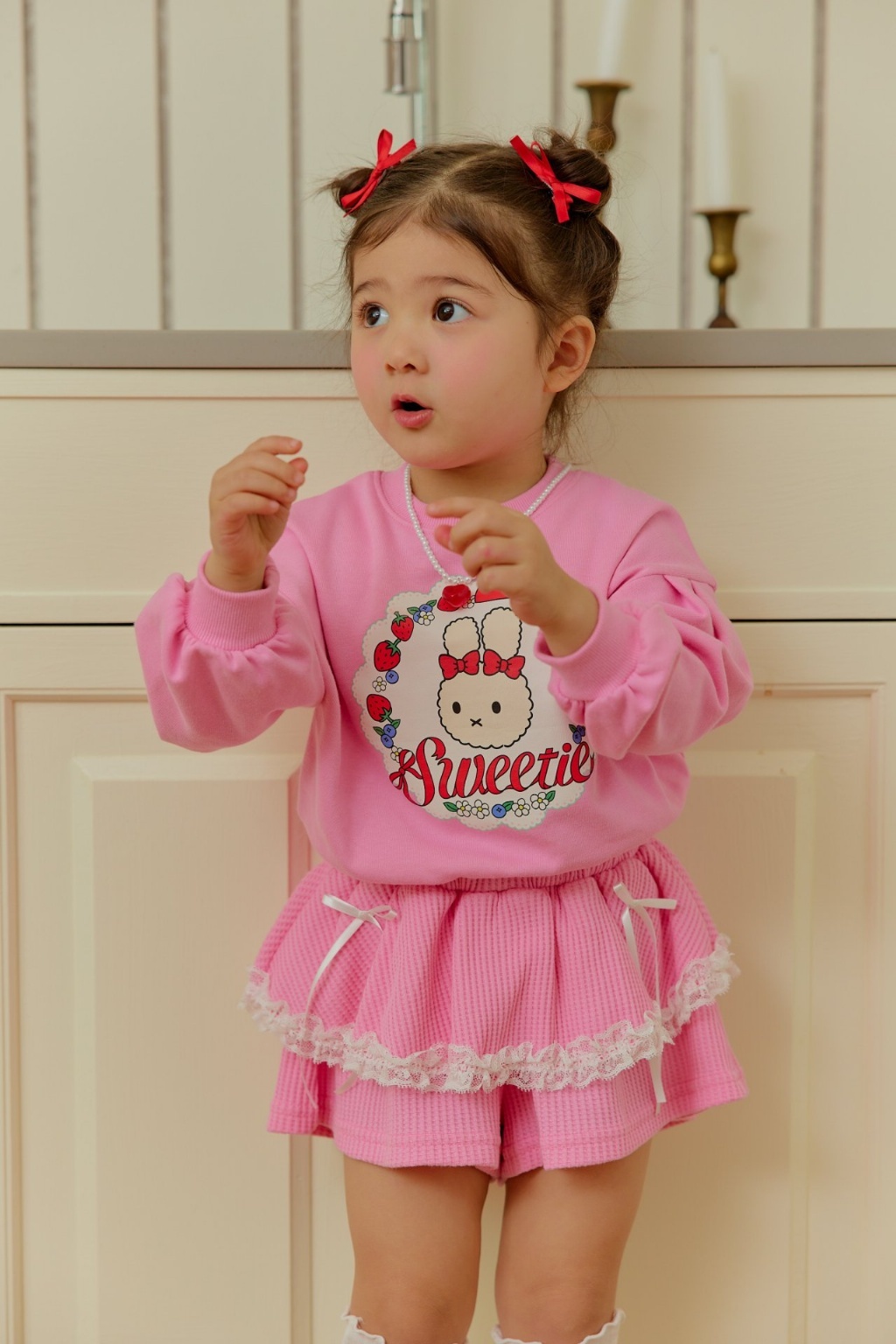 正韓春SERA 糖果色蛋糕褲裙