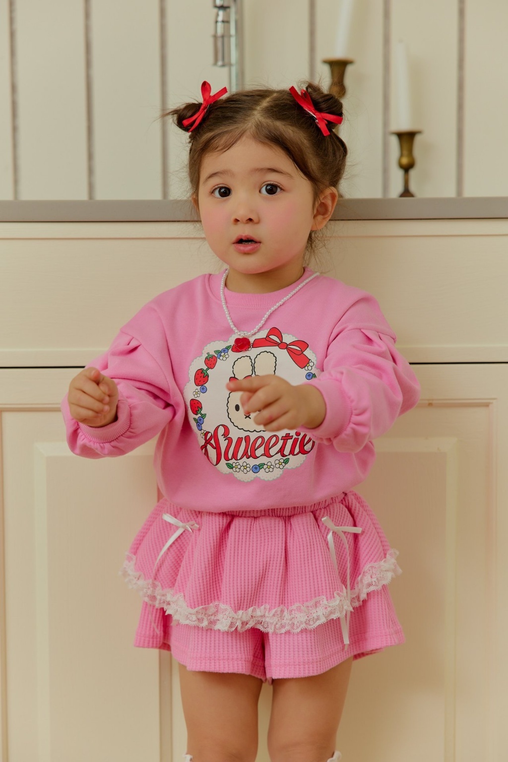 正韓春SERA 糖果色蛋糕褲裙