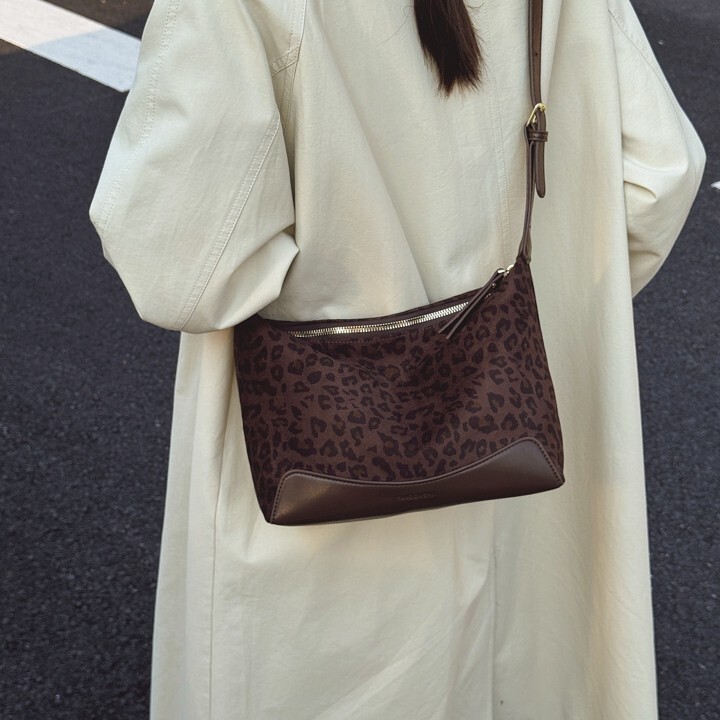 《6538》秋冬時尚麂皮大容量腋下包